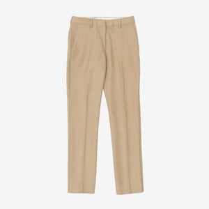 Women's High-Waist Cotton Pleated Trousers (30W x 31.5L)