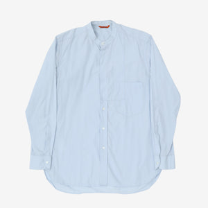 Collarless Patch Shirt