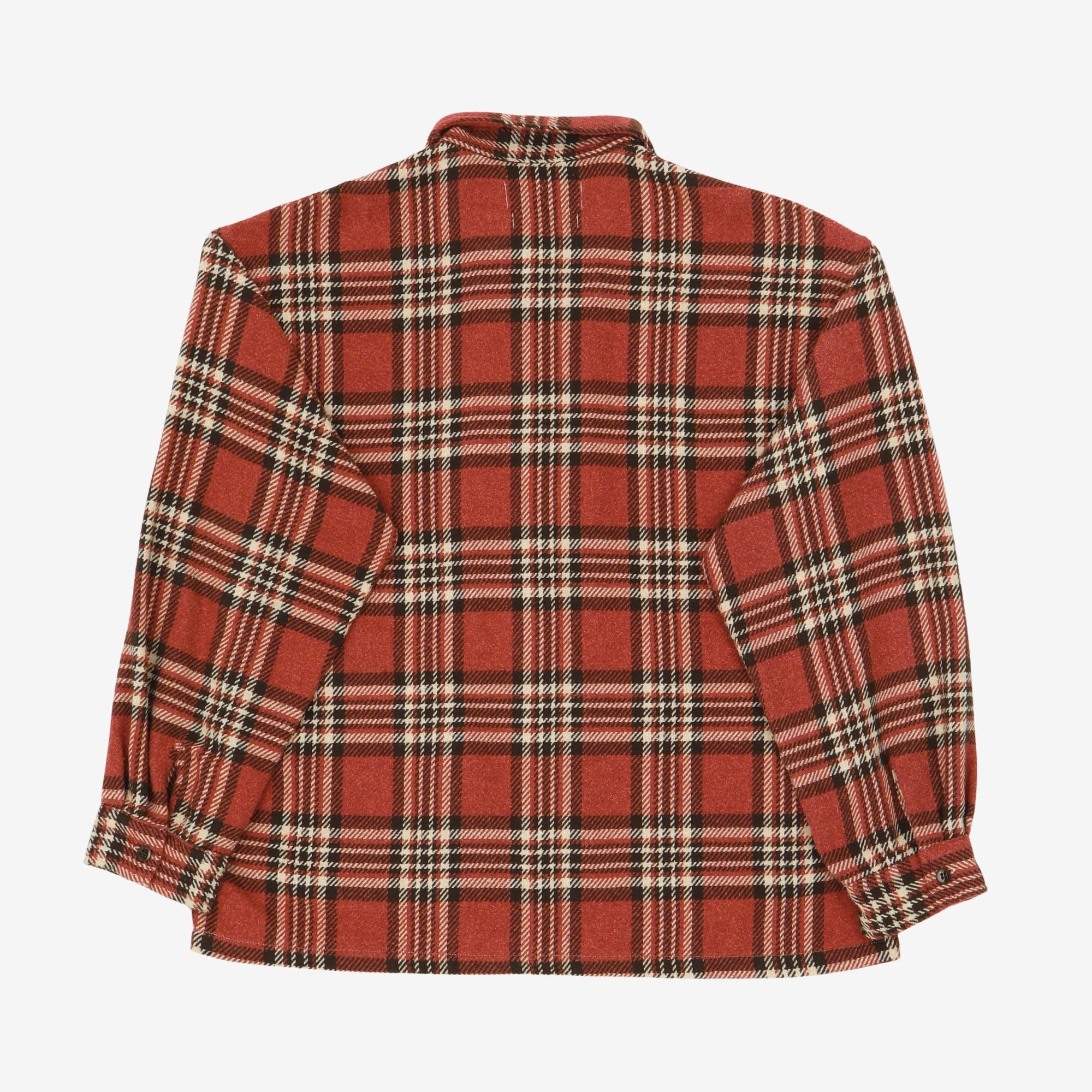 Twill Checked Wide Shirt