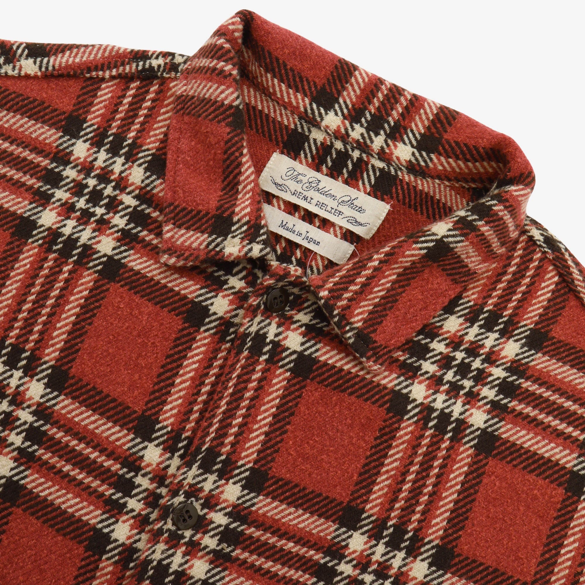 Twill Checked Wide Shirt