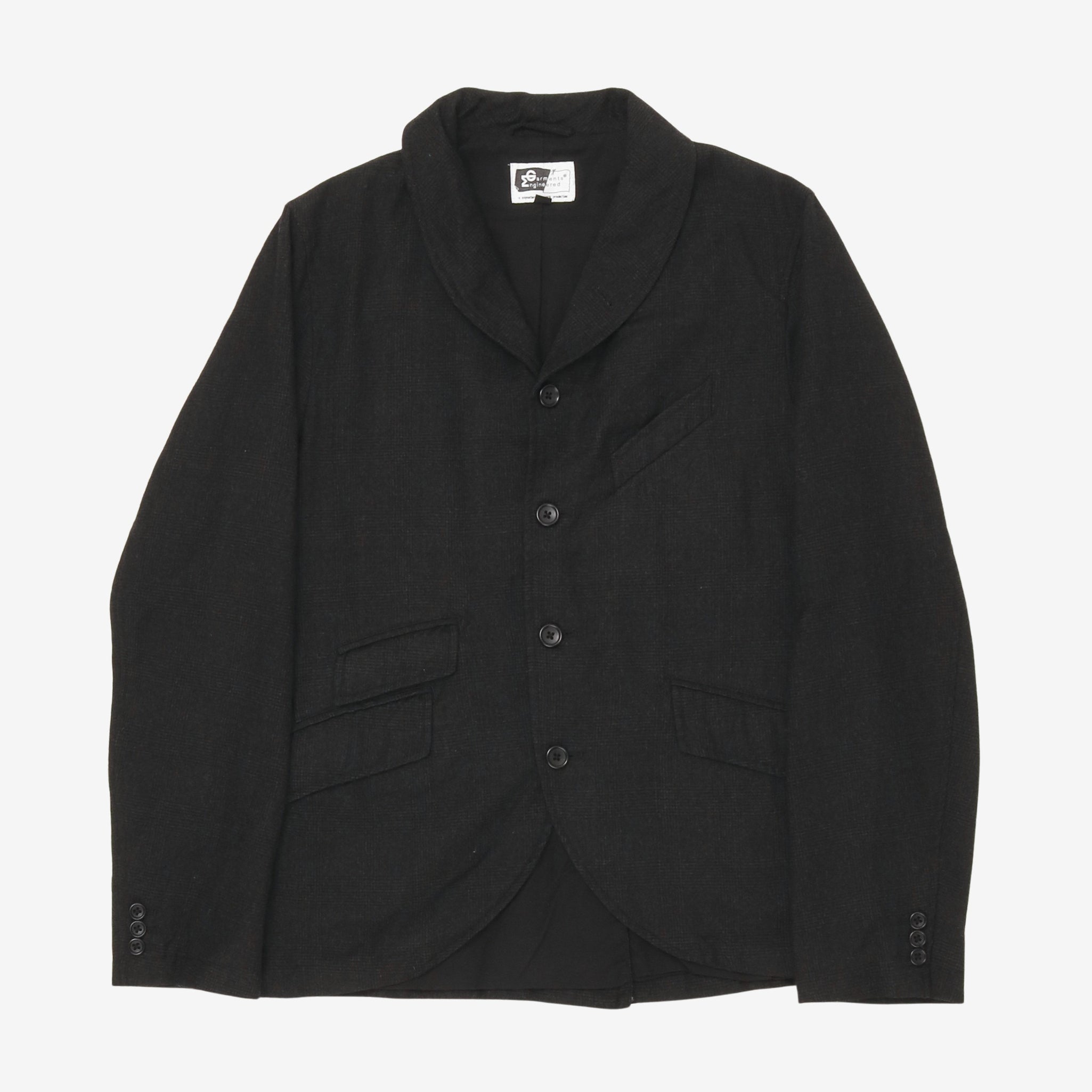 Shawl Collar Wool Jacket