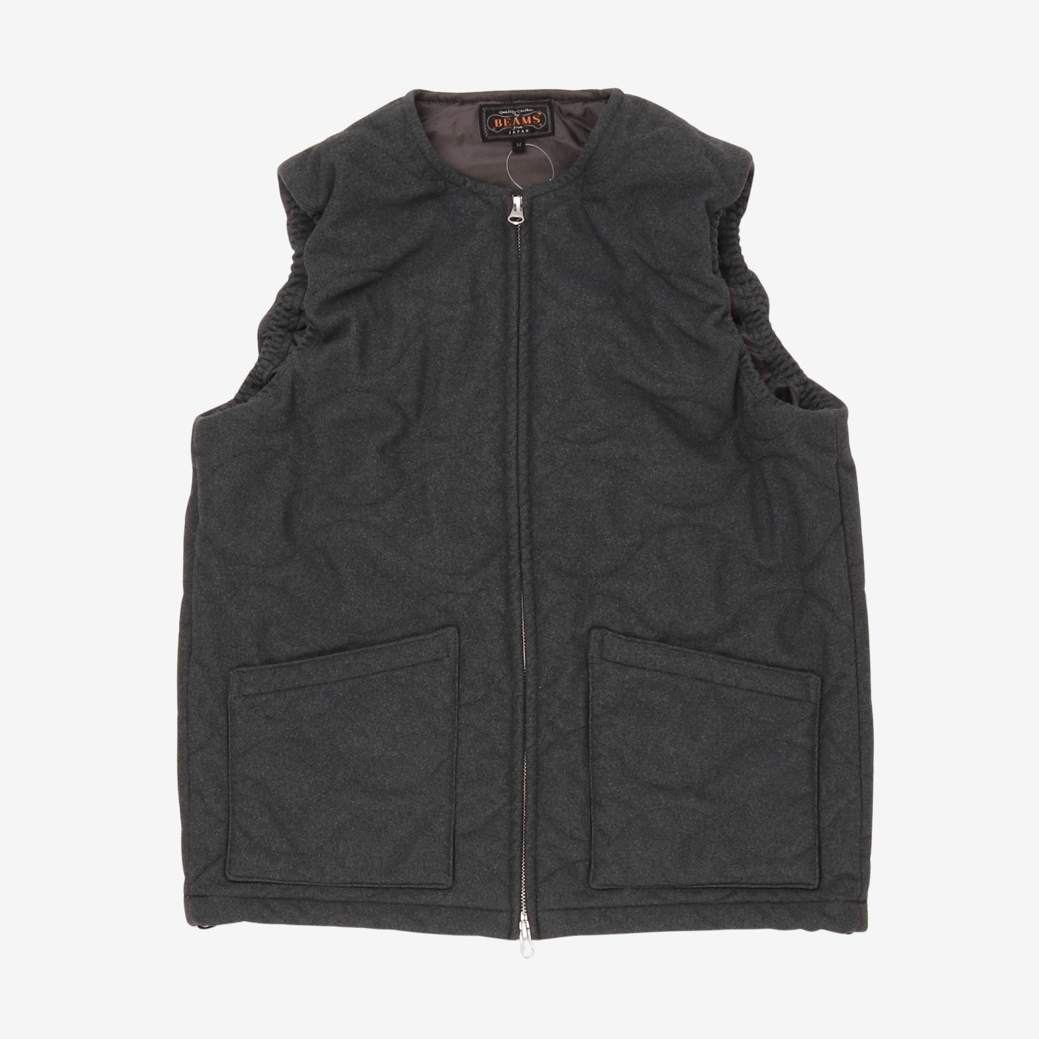 Quilted 2-Way Zip Vest