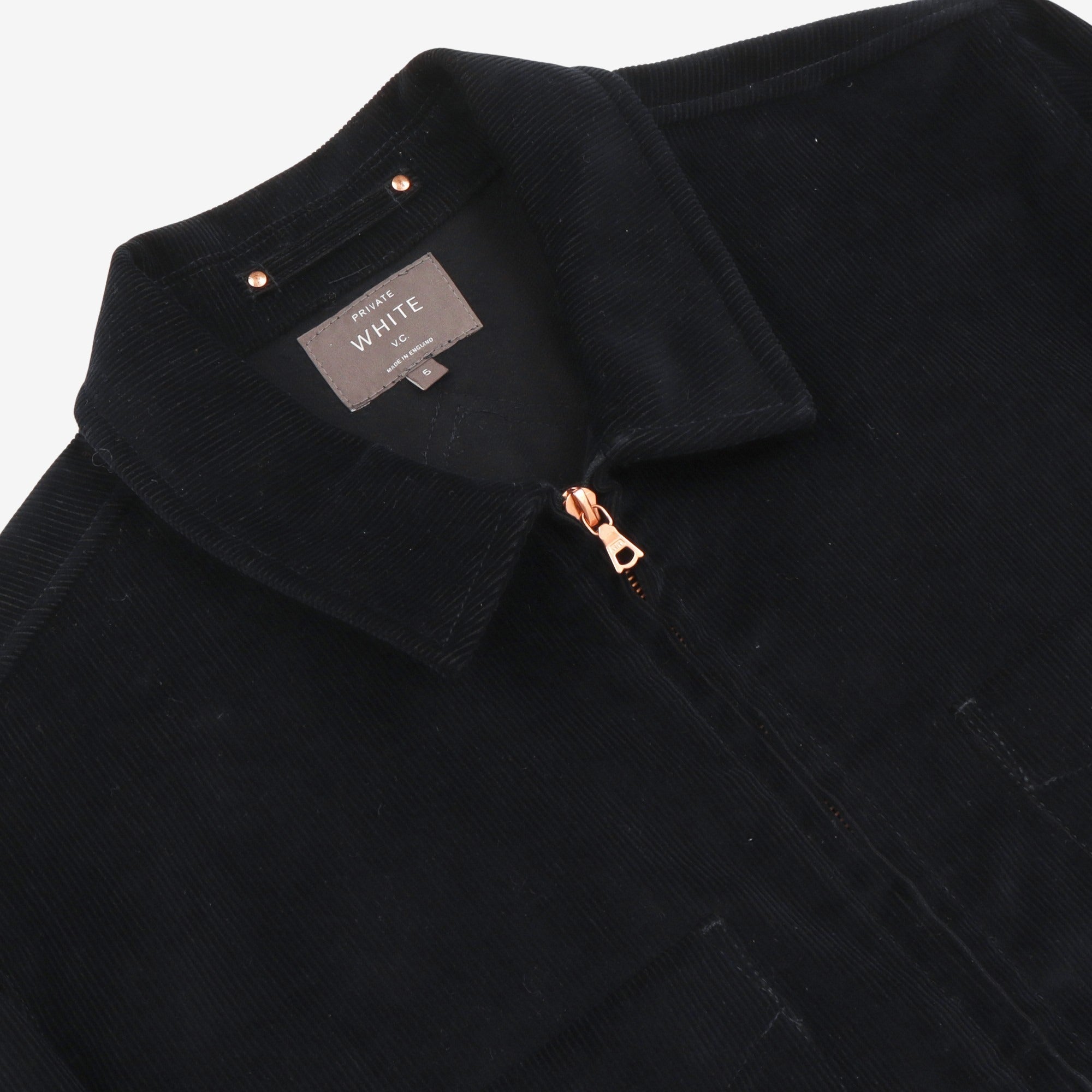 Corduroy Zip Through Overshirt