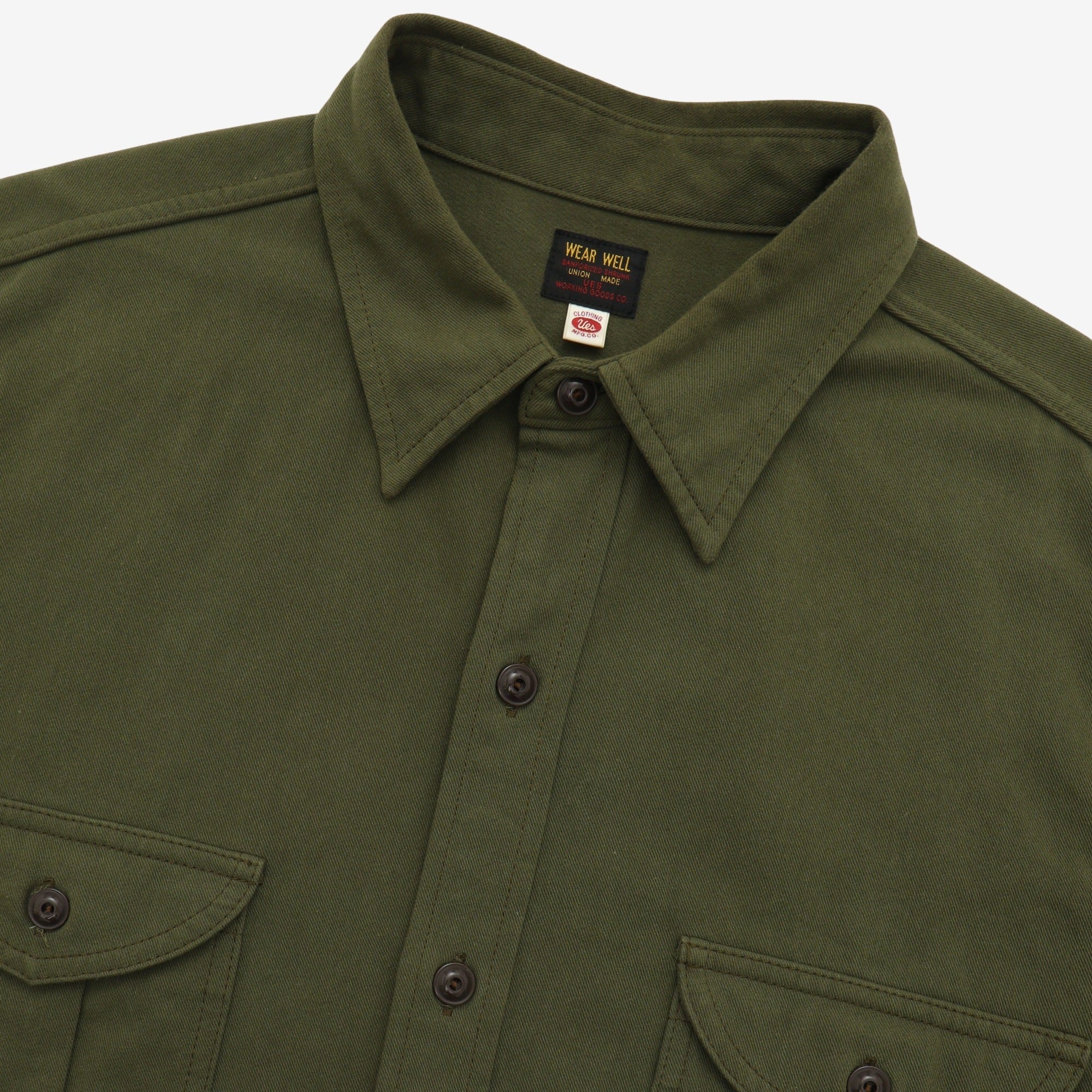 Strongly Twisted Twill Safari Shirt