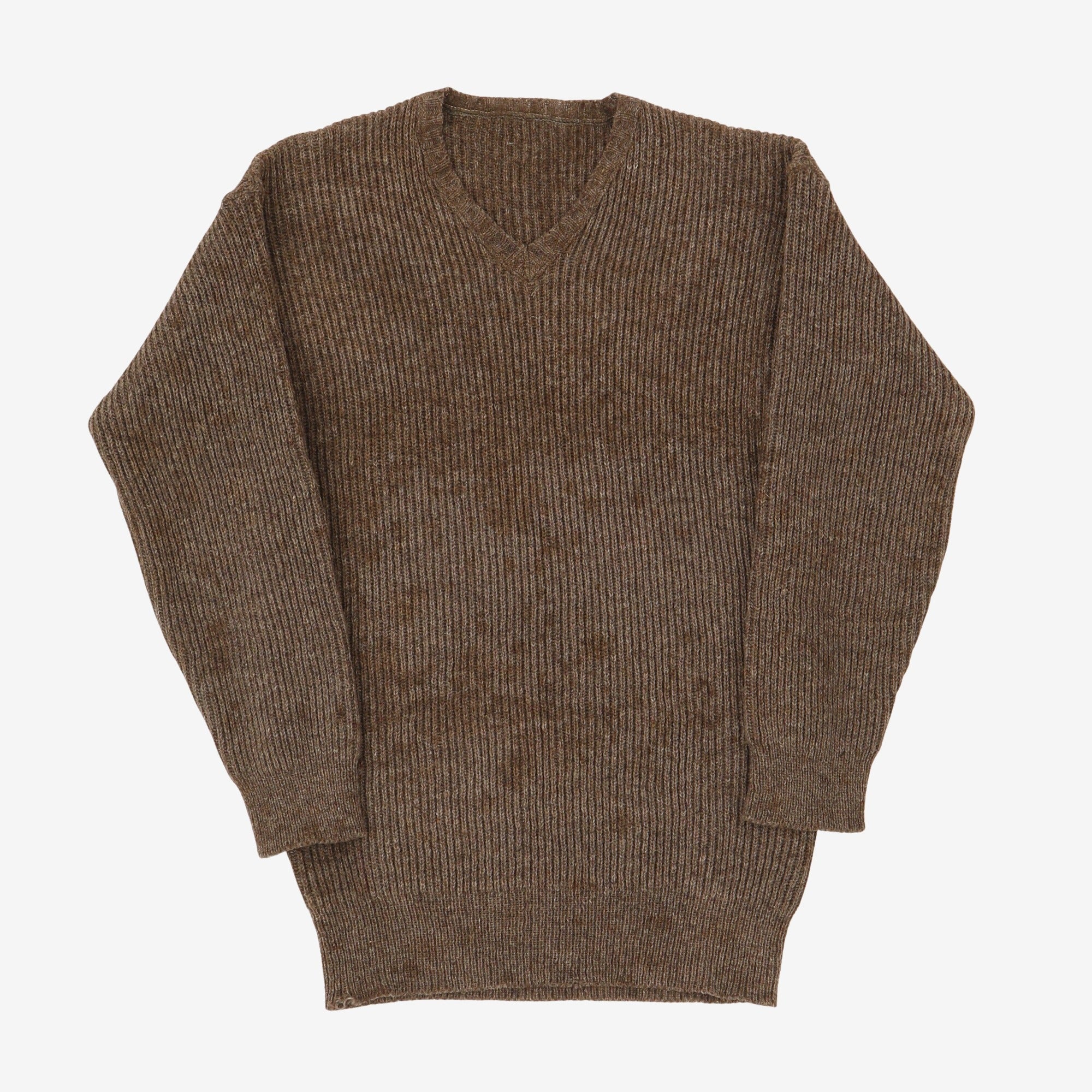 Distressed Wool Sweater