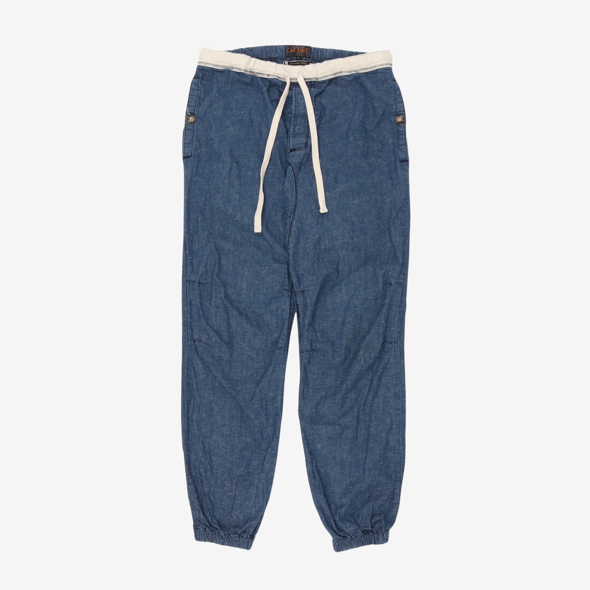 Cuffed Denim Trousers