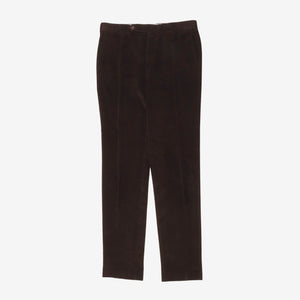 Corduroy Flat Front Trouser