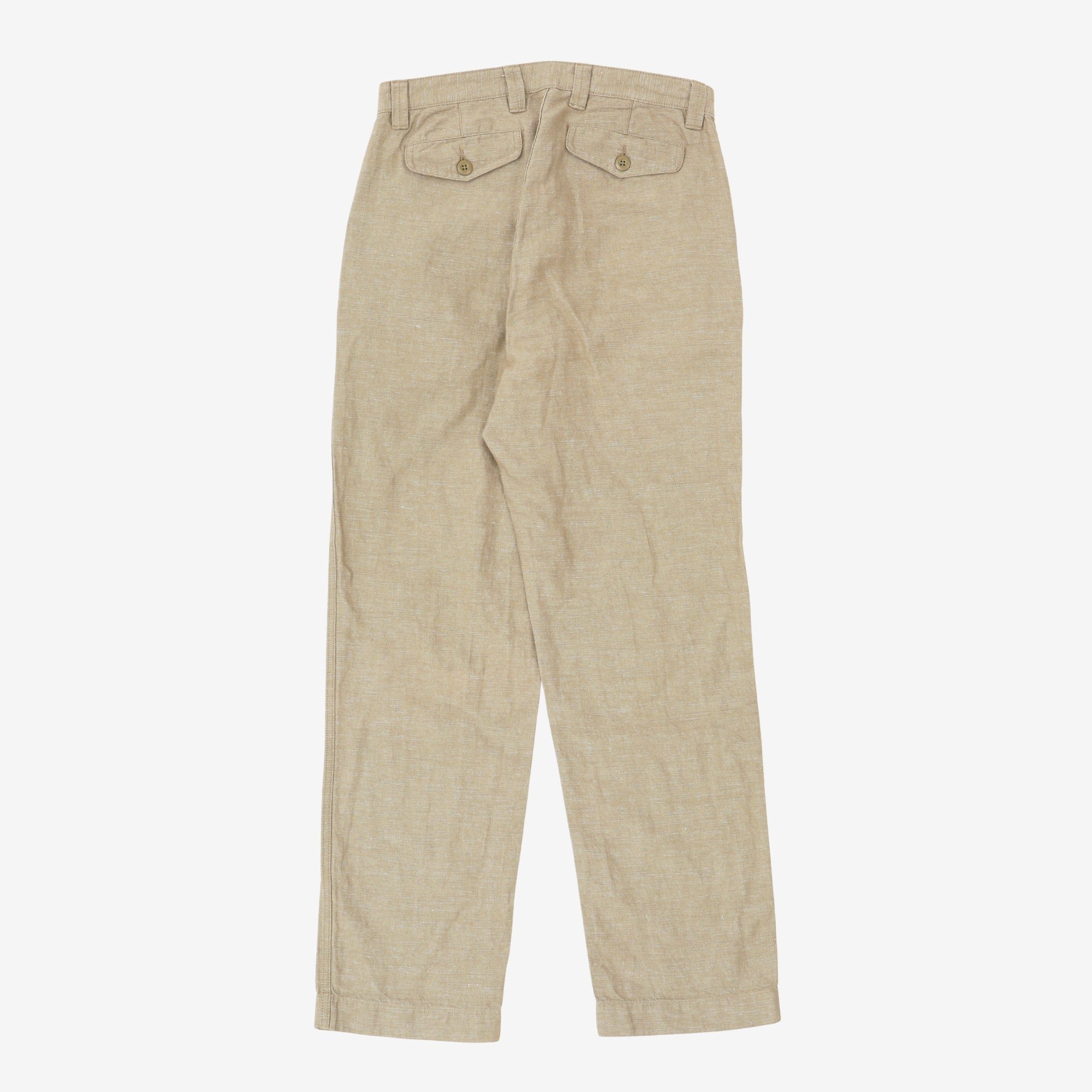 Lybro Linen Blend Pleat Trousers