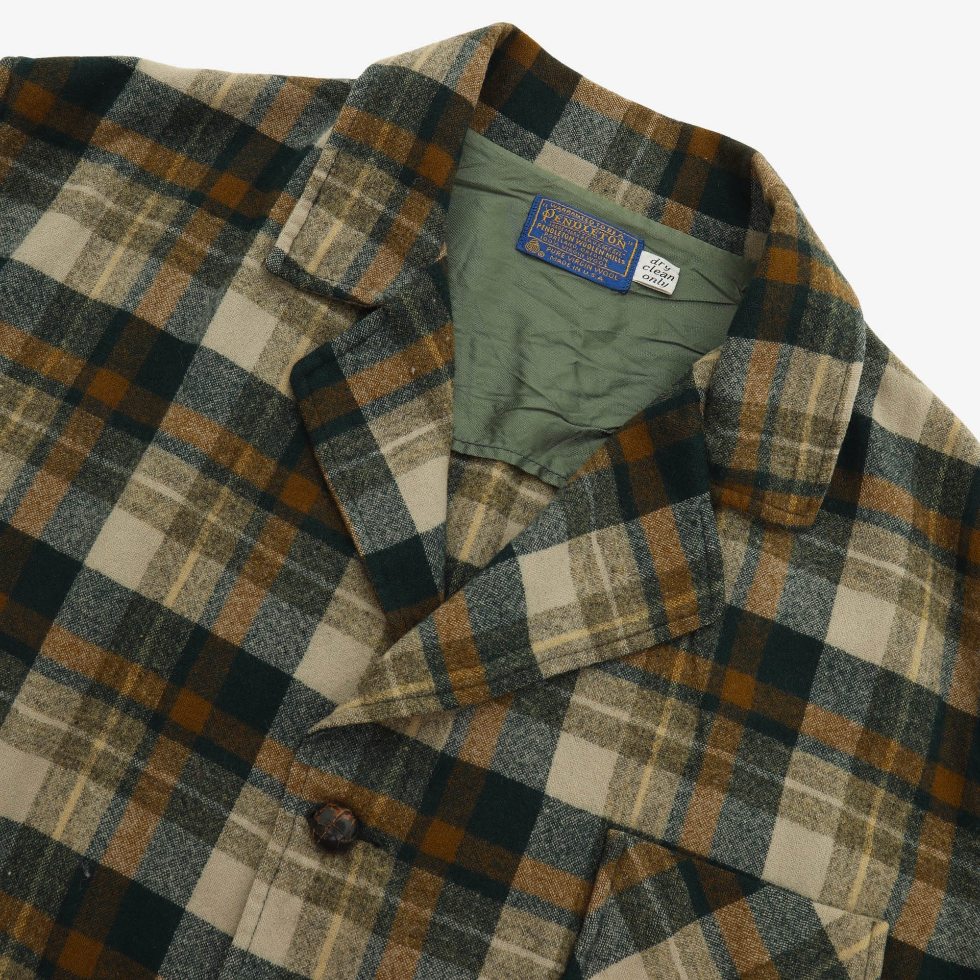 Vintage Check Wool Jacket