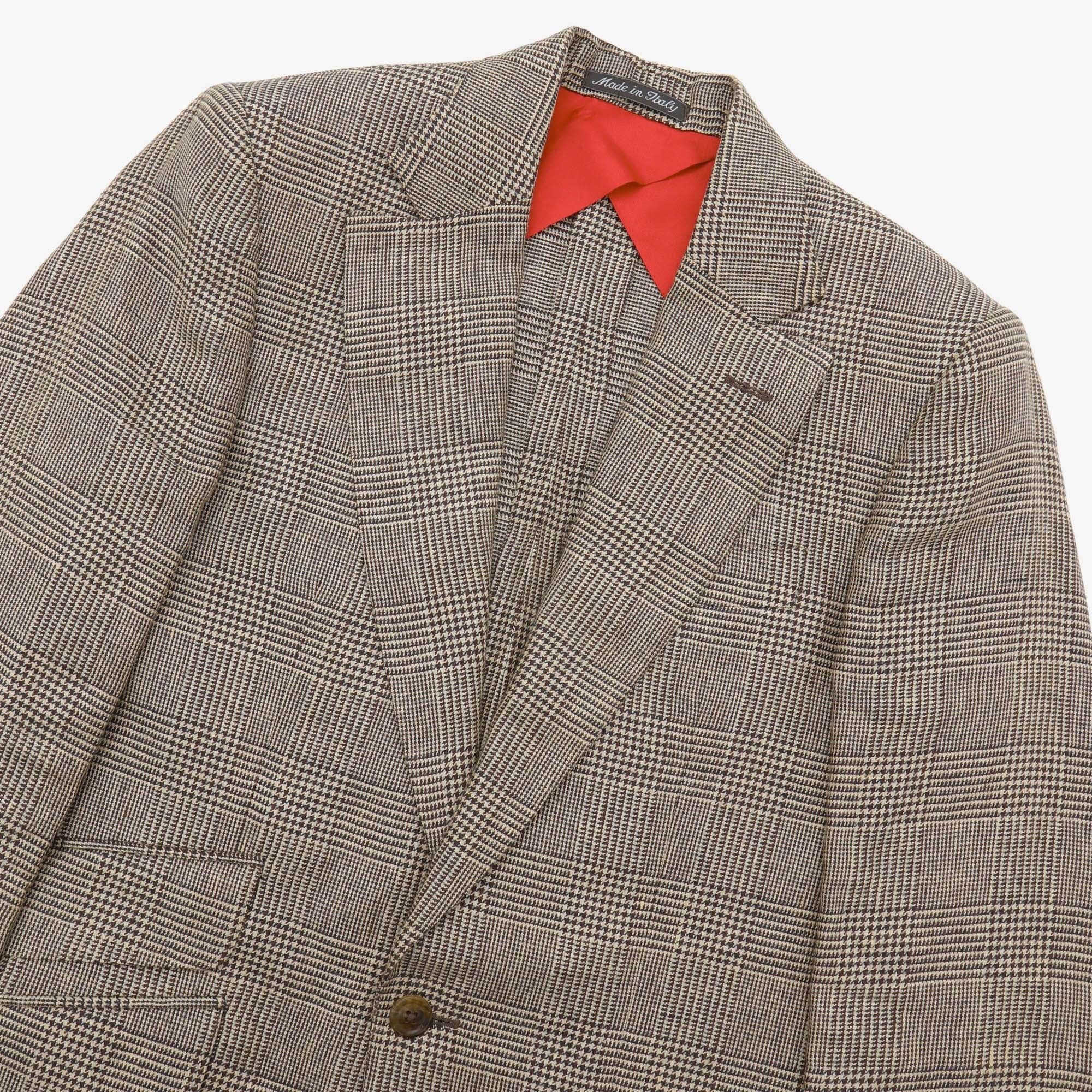 Linen Prince of Wales Barchetta Signature Blazer