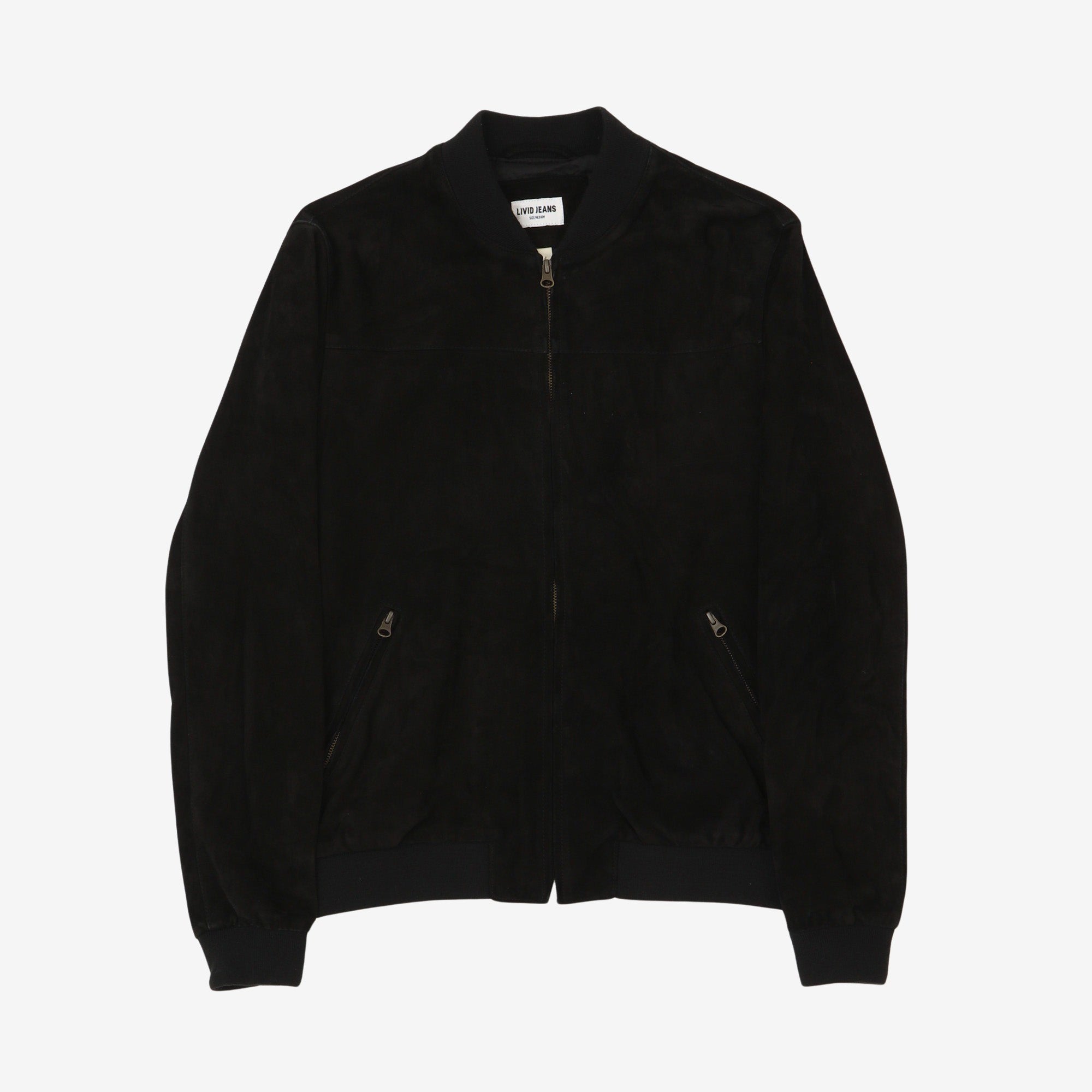 Suede Bomber Jacket