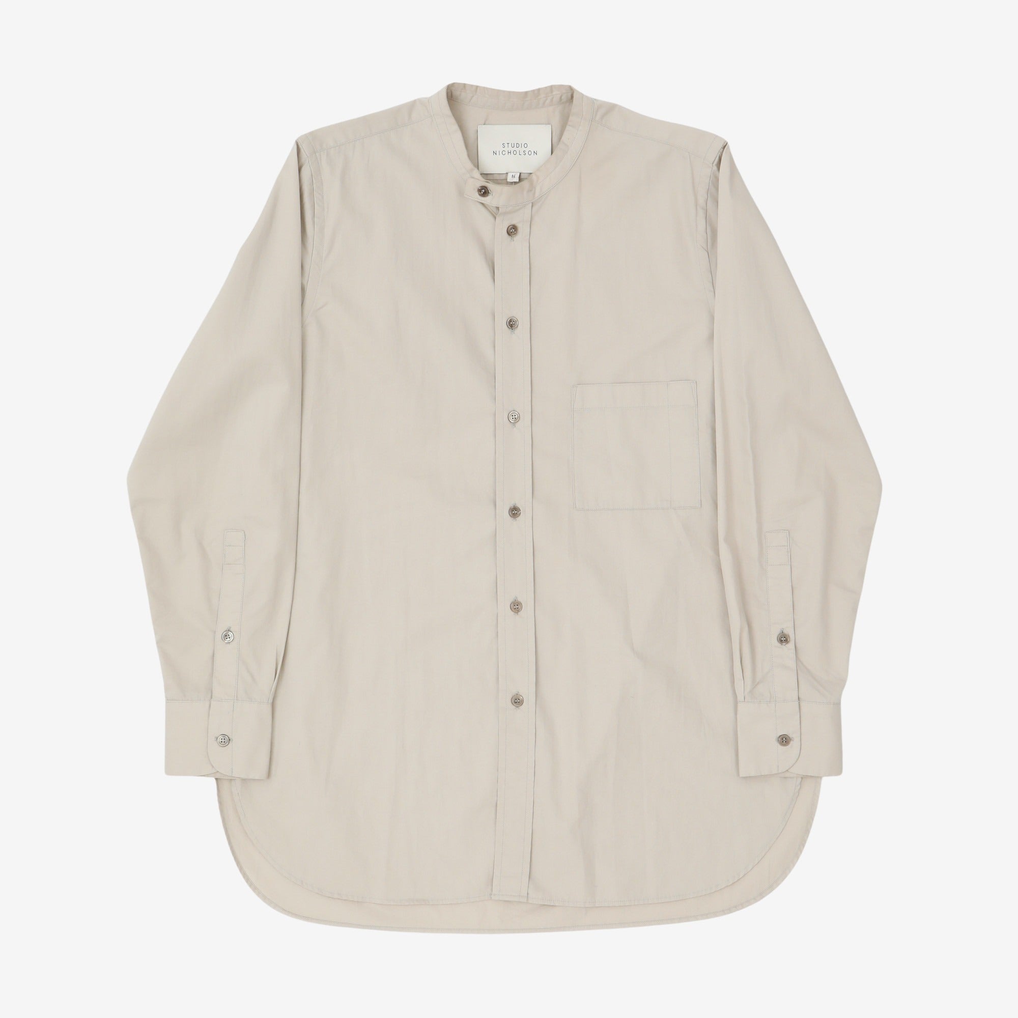 Studio Nicholson Grandad Collar Shirt – Marrkt