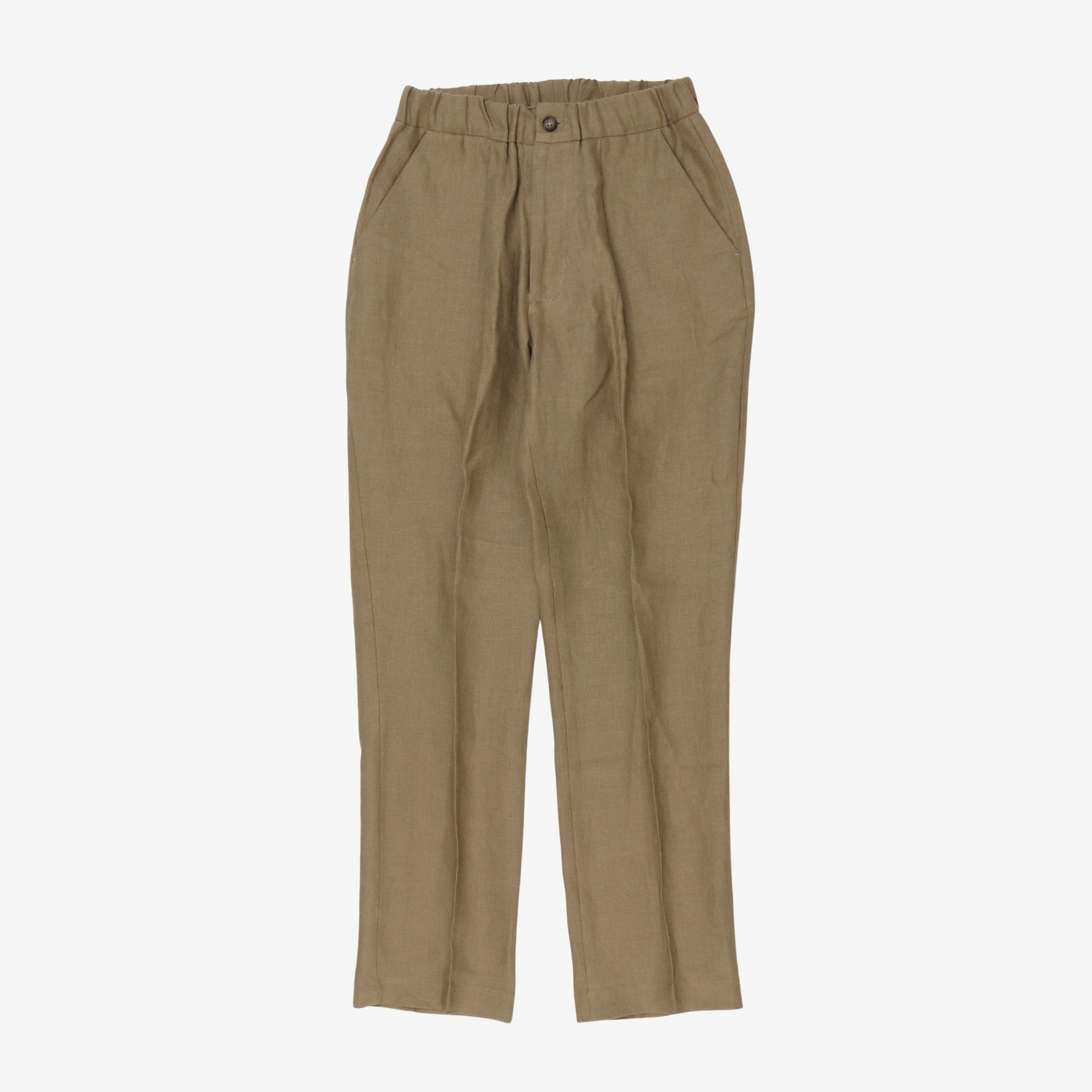 Drawstring Linen Trousers