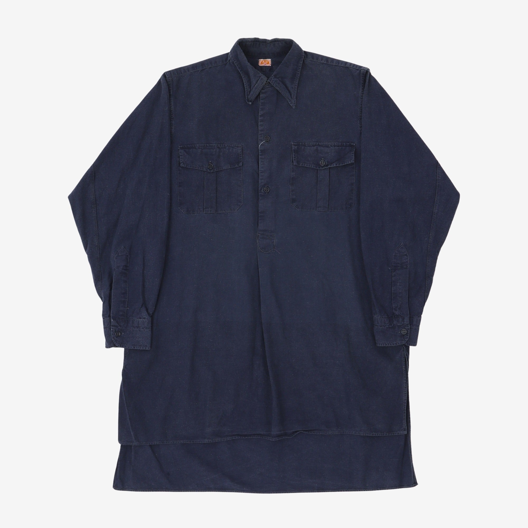 Vintage Half Placket Work Shirt