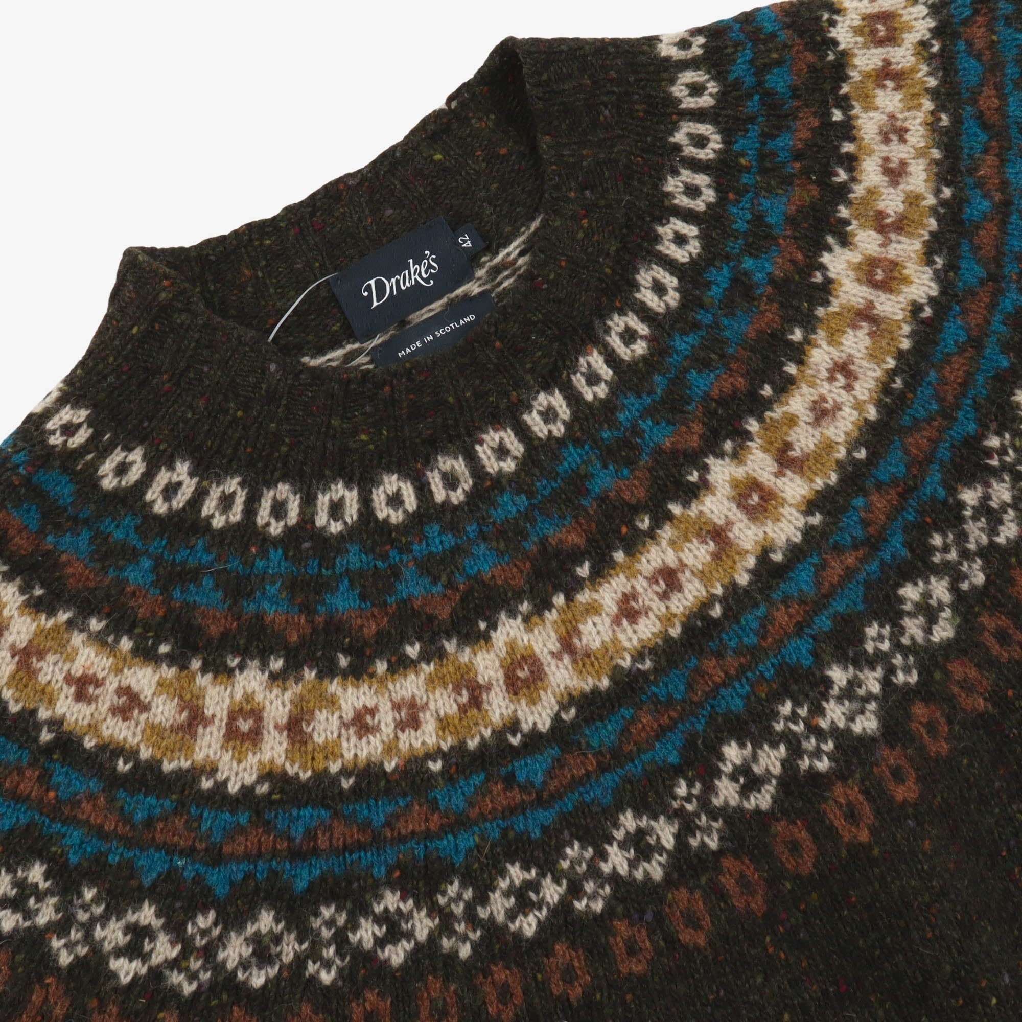 Fairisle Wool Knit Jumper