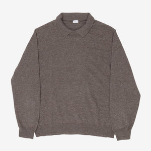 Cashmere Blend Collared Sweater