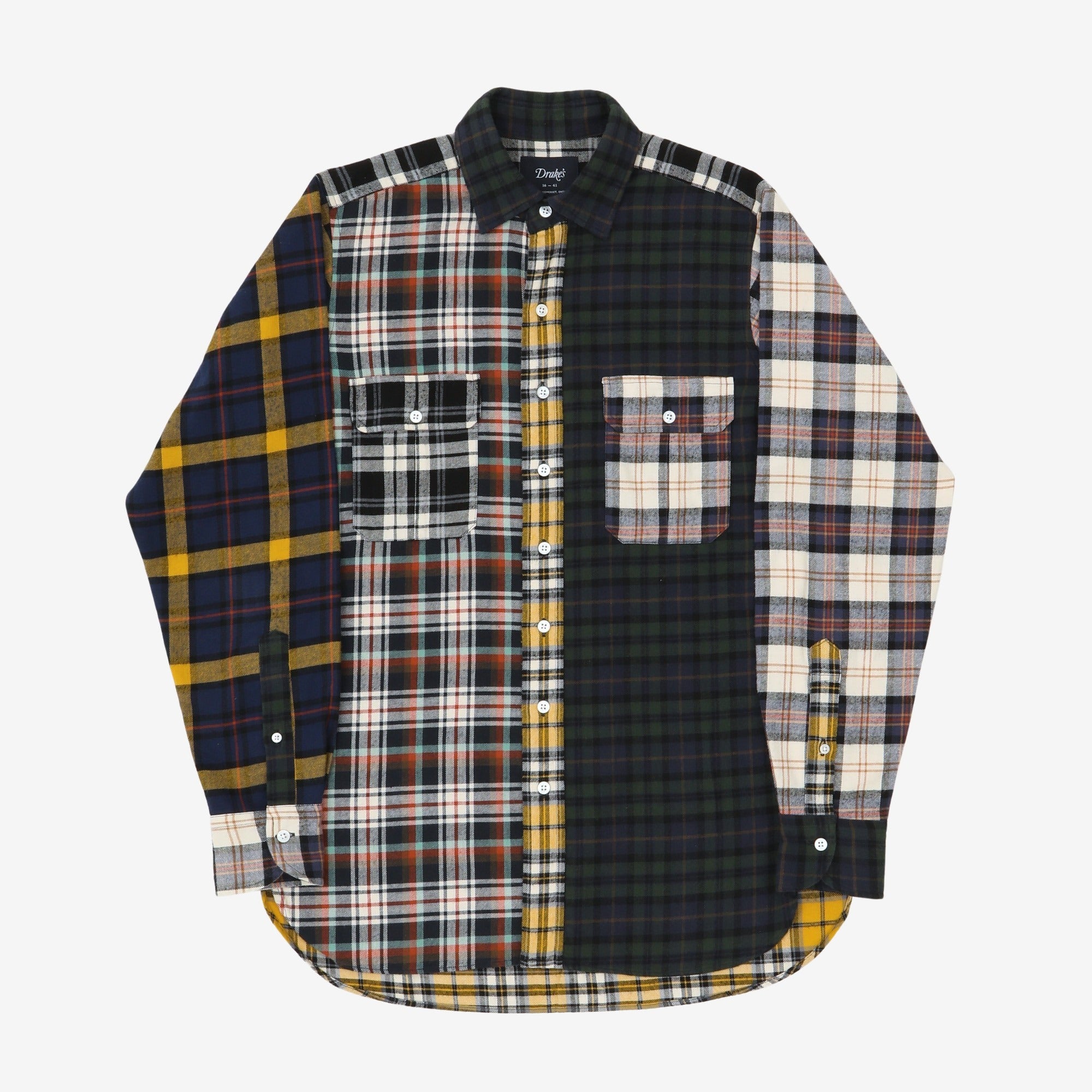 Patchwork Flannel Shirt