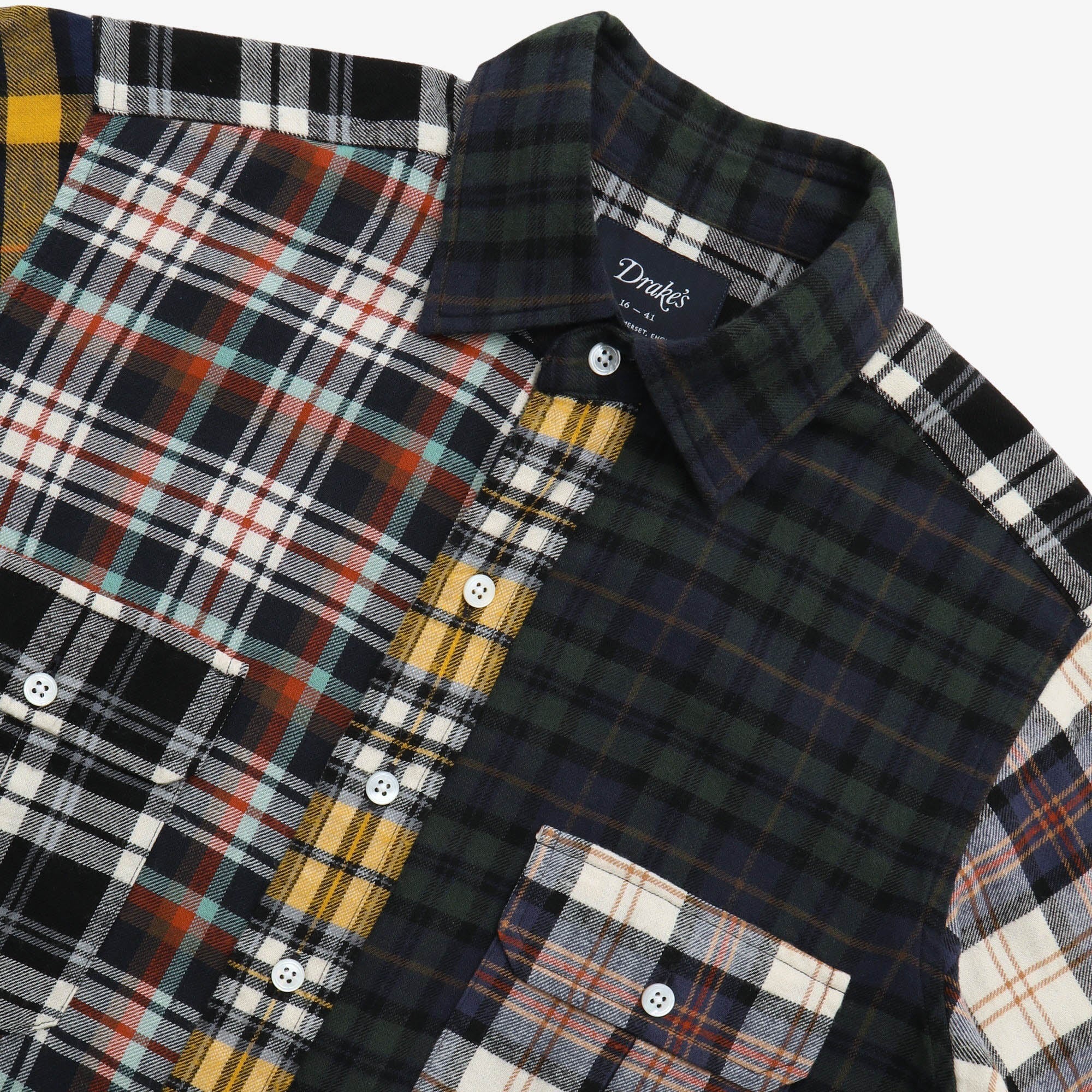 Patchwork Flannel Shirt