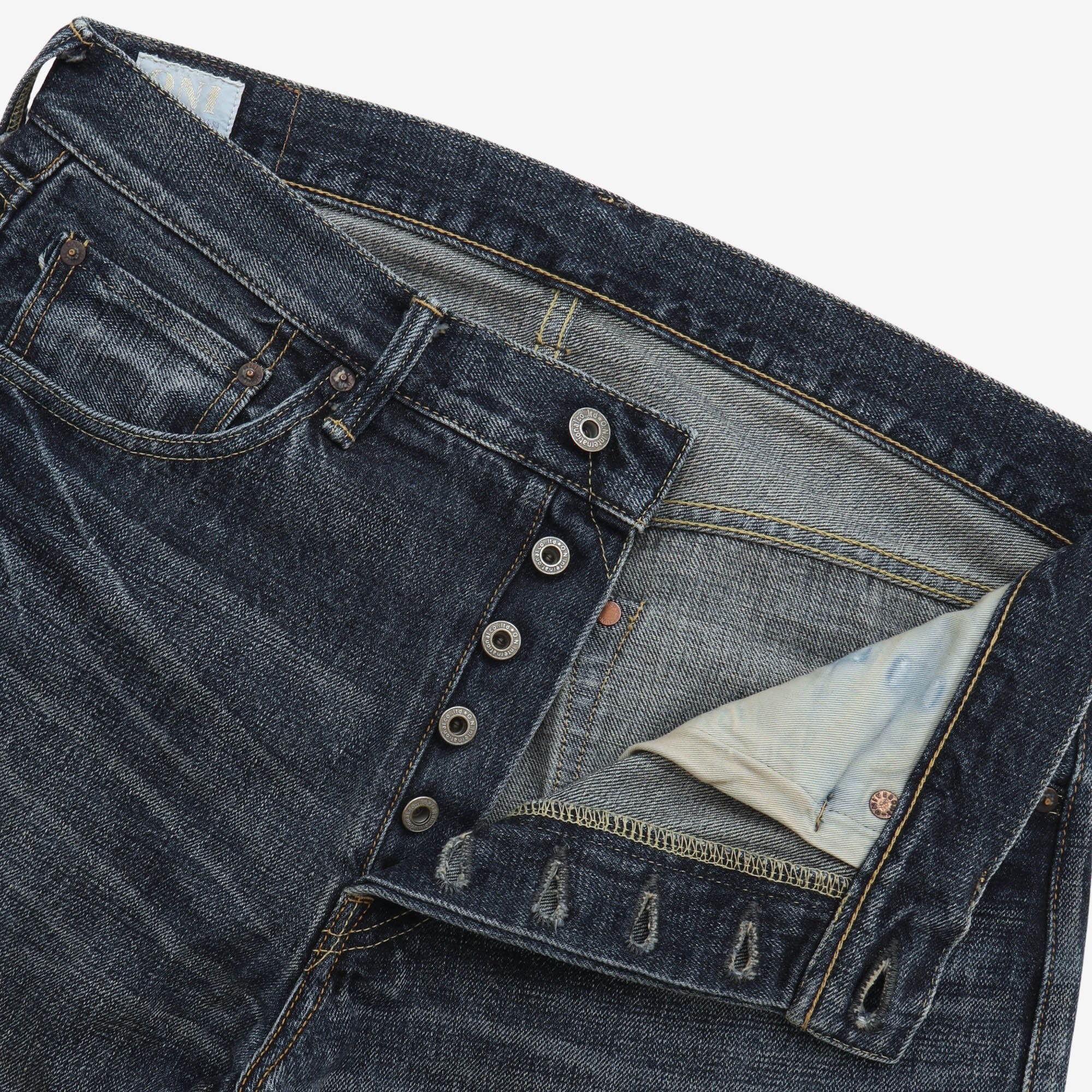 ONI-240USED Selvedge Denim Jeans