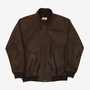 Leather Harrington