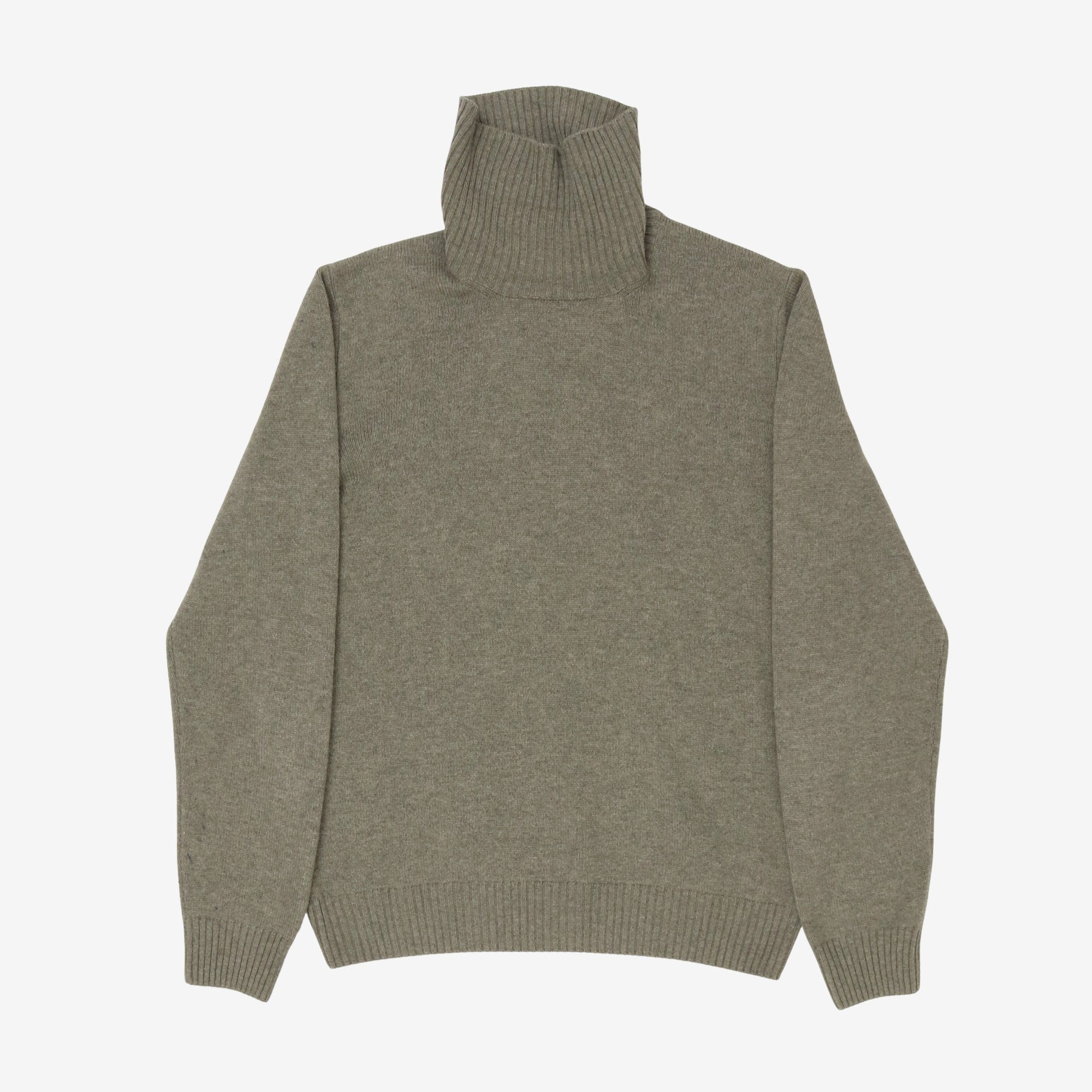 Wool Cashmere Roll Neck