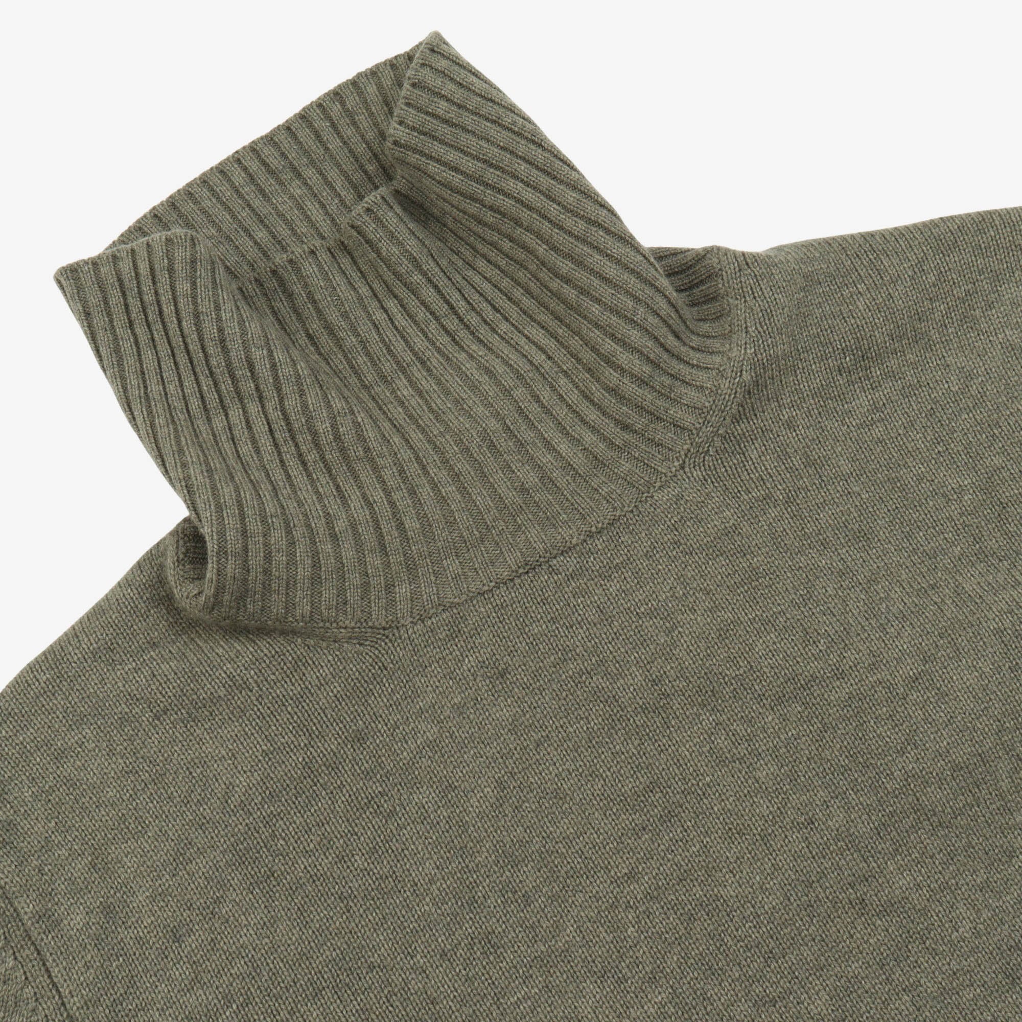 Wool Cashmere Roll Neck