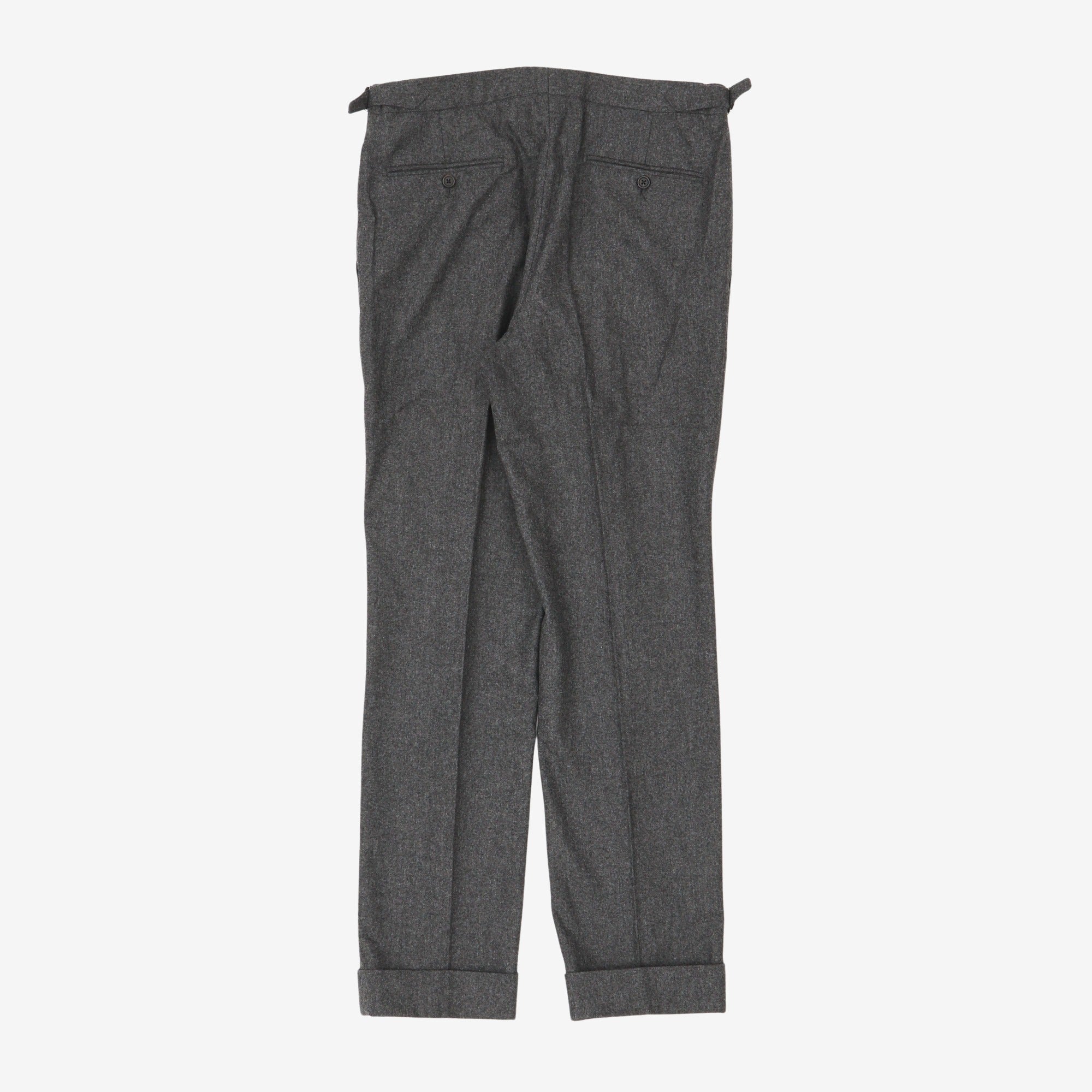 Pleated Wool Trousers (32W x 30L)