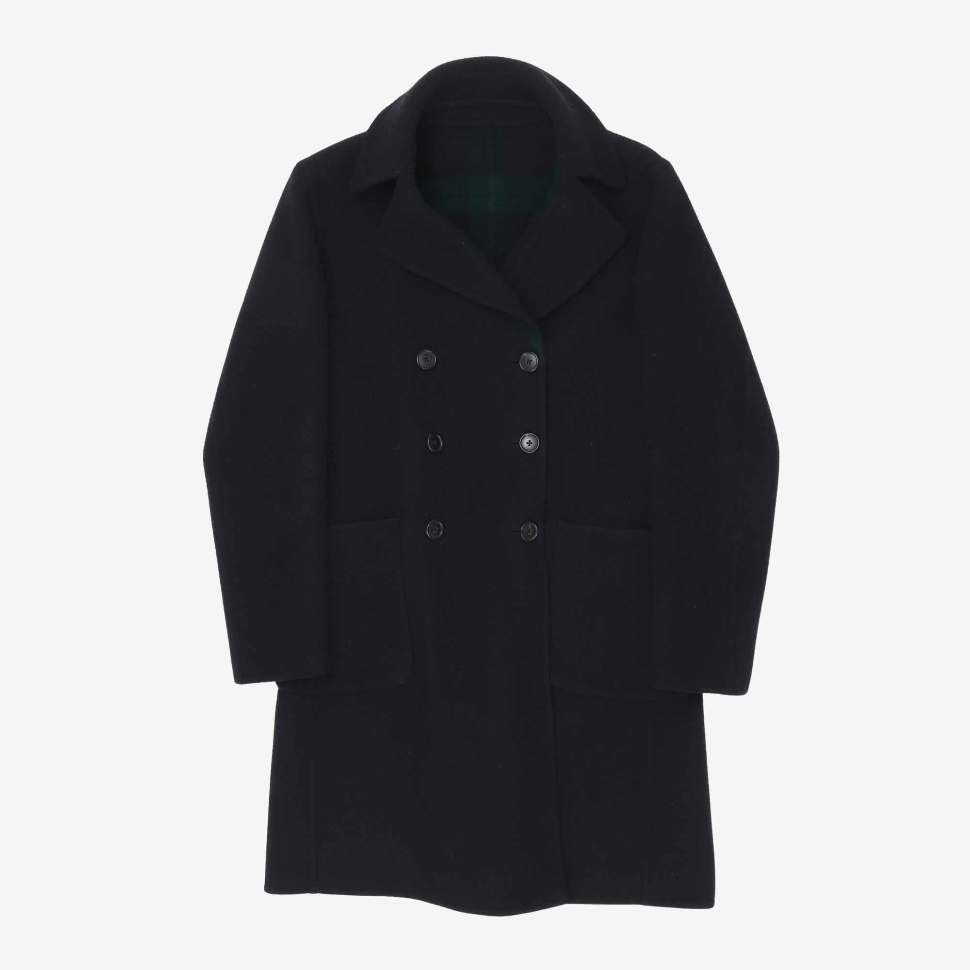 Reversible DB Wool Overcoat