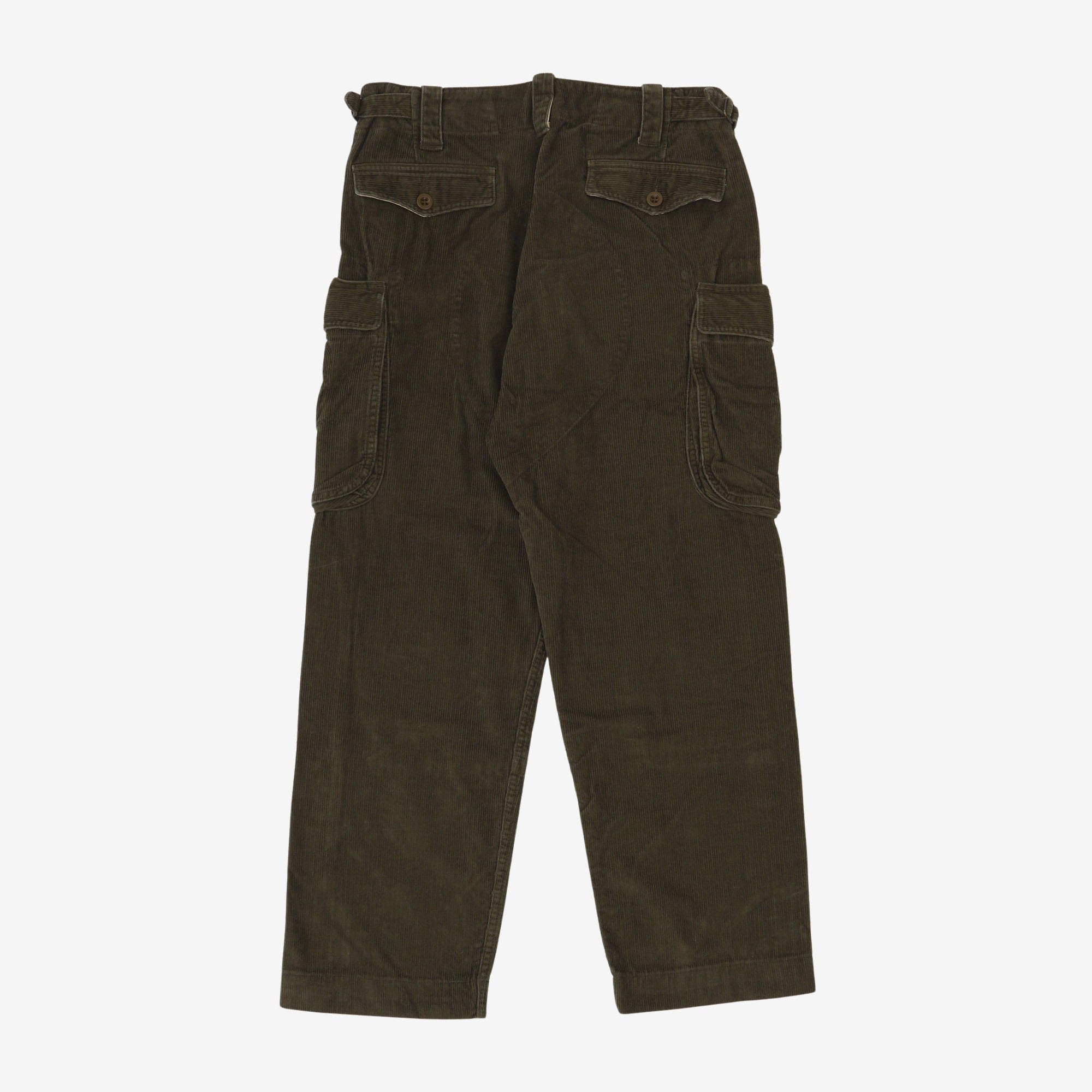 Corduroy Cargo Pants (32W x 26.5L)