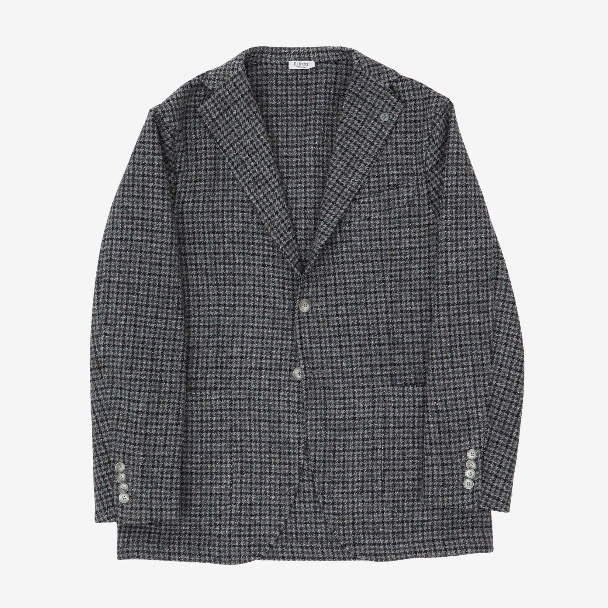 Houndstooth Tweed Blazer