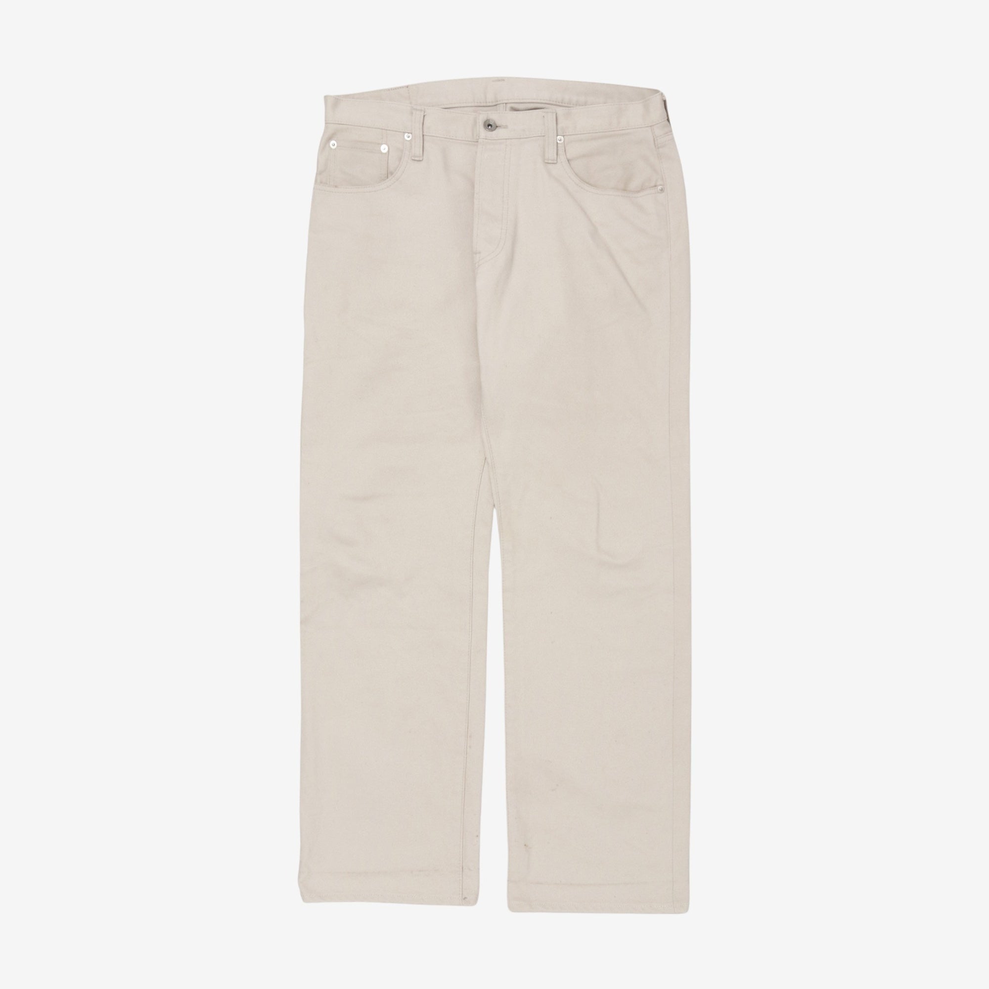 14oz Cotton Piqué Straight Cut Jeans