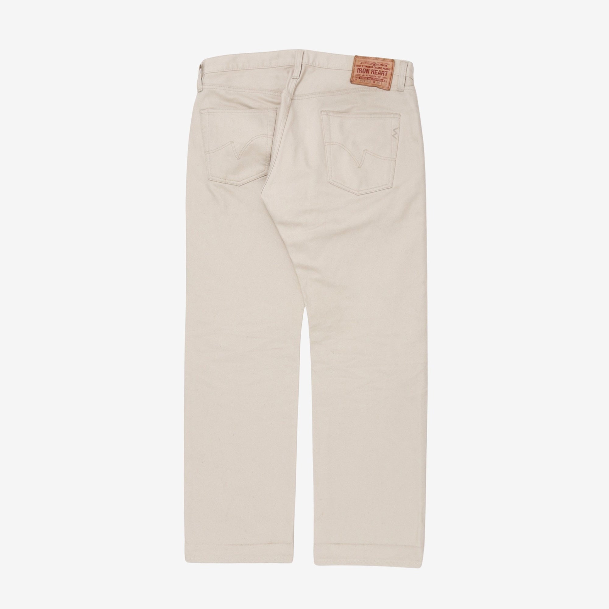 14oz Cotton Piqué Straight Cut Jeans