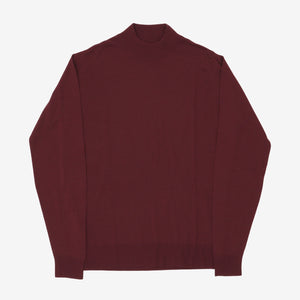 Merino Mock Neck Sweater