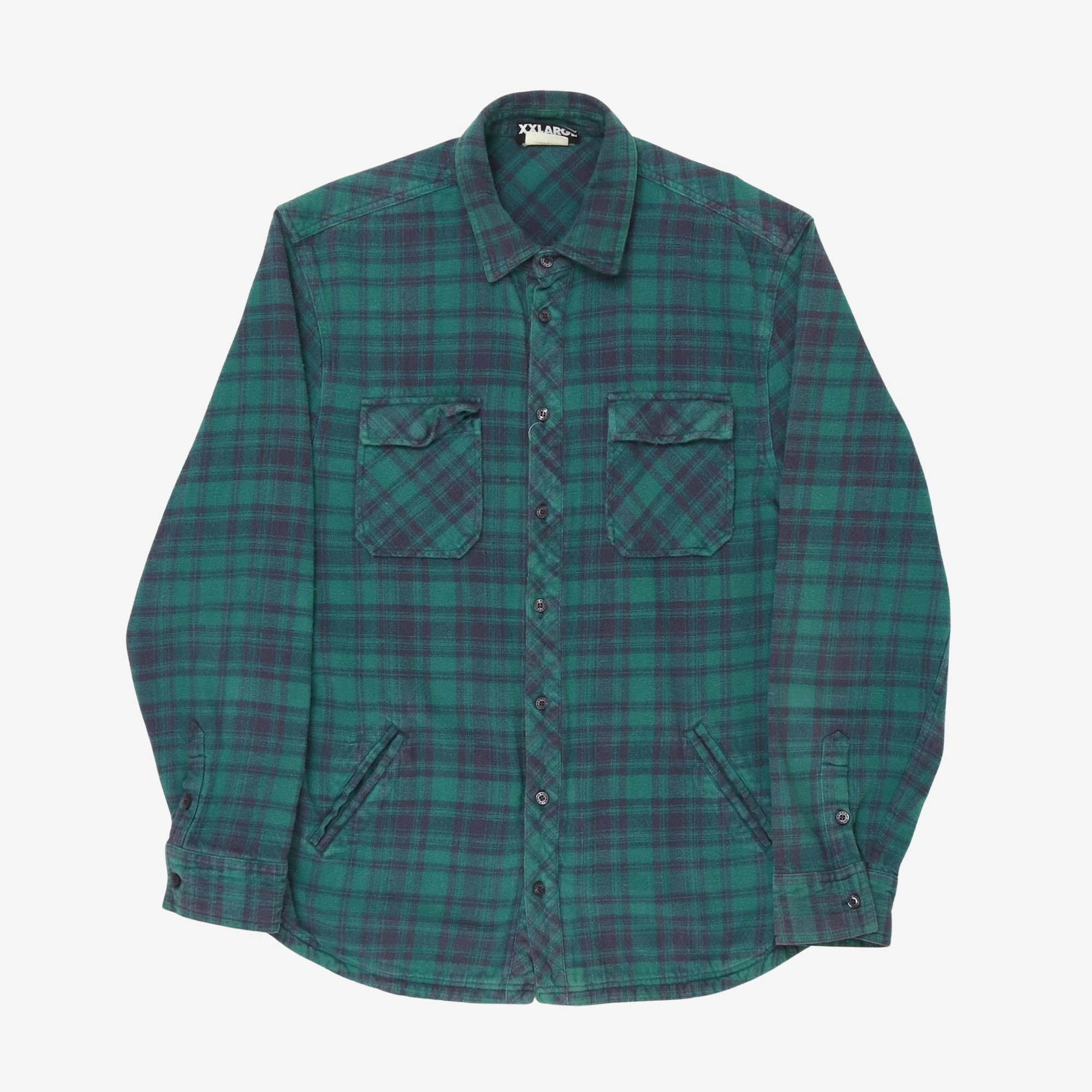 Plaid Flannel Shirt Jacket