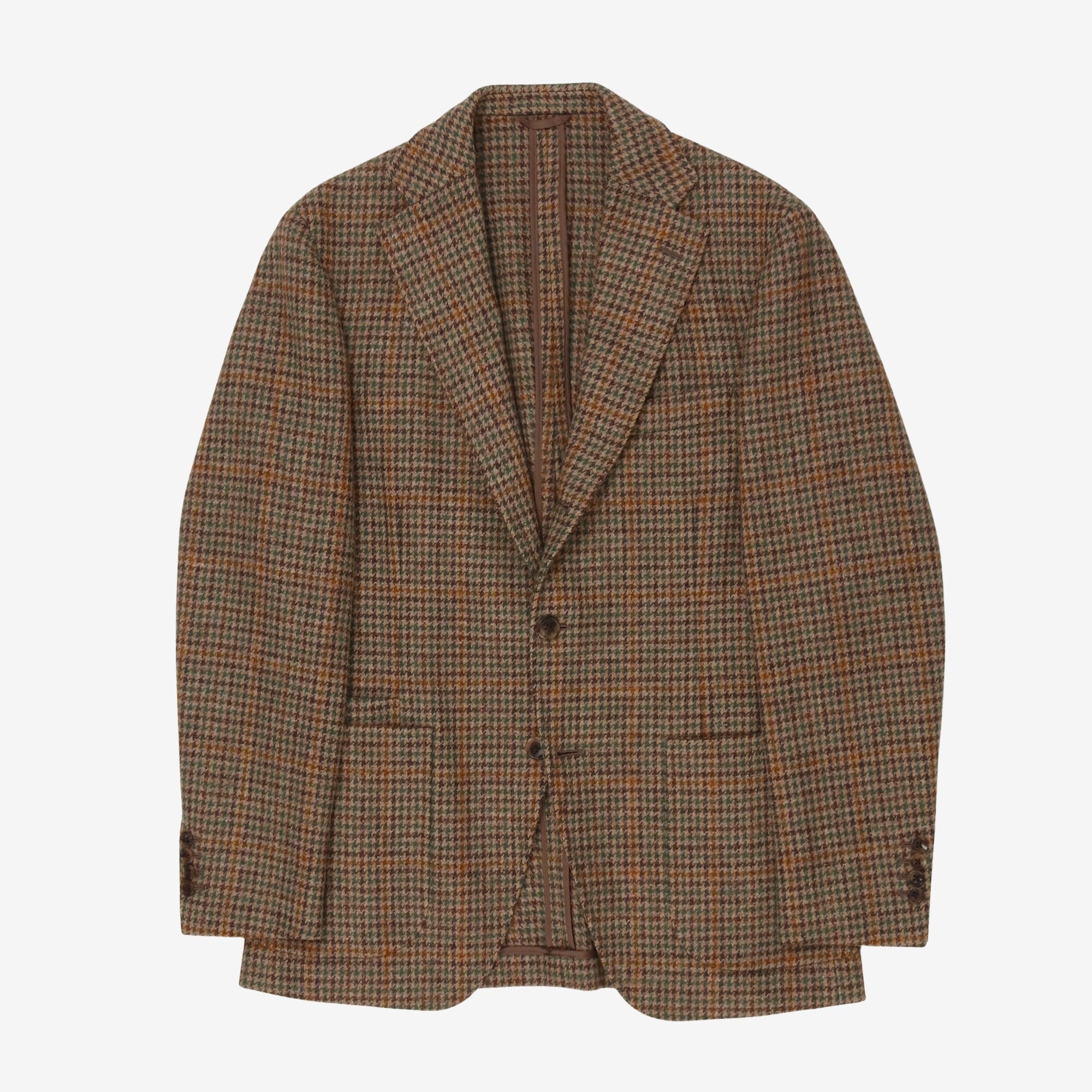 Gun Club Check Tweed Blazer