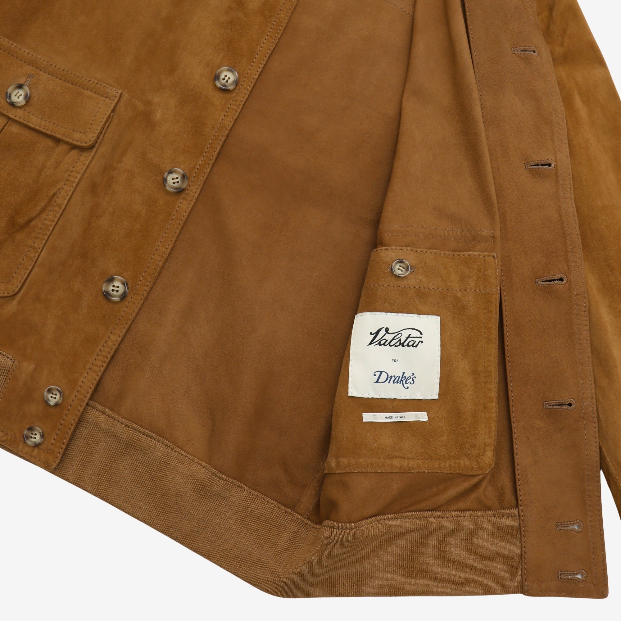 Drakes Valstarino Suede Jacket