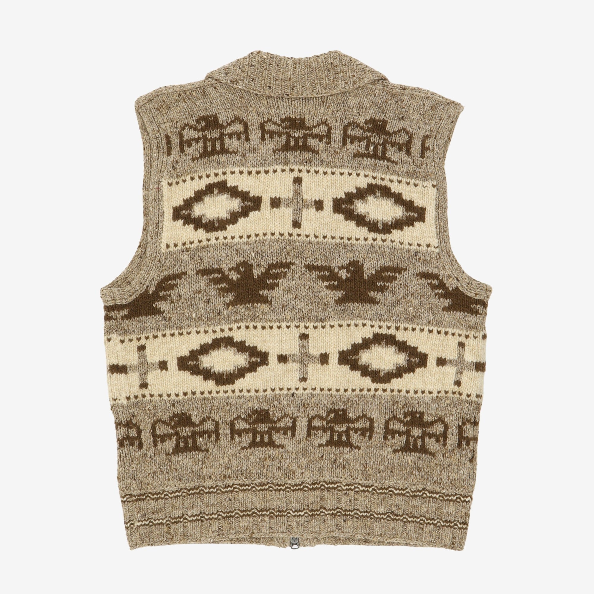 Cowichan Sleeveless Hand Knit