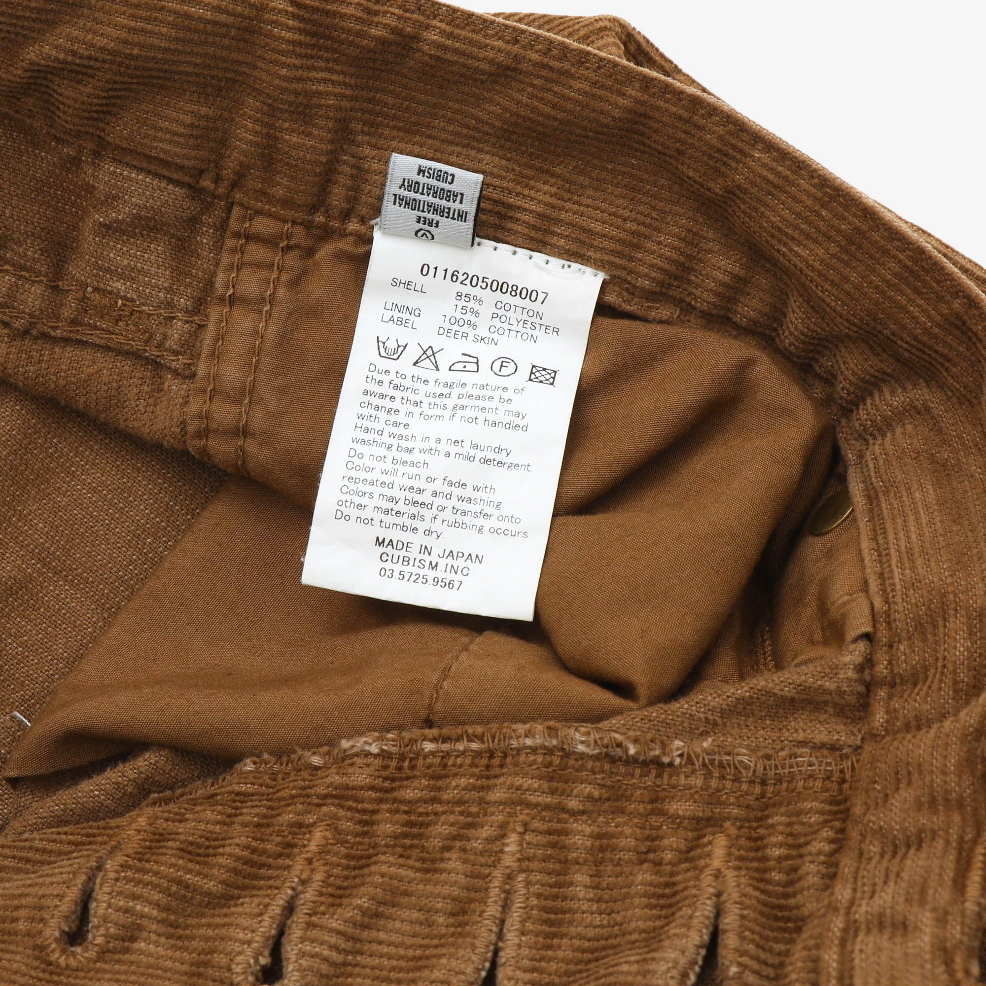 Fluxus 19 Corduroy Trousers