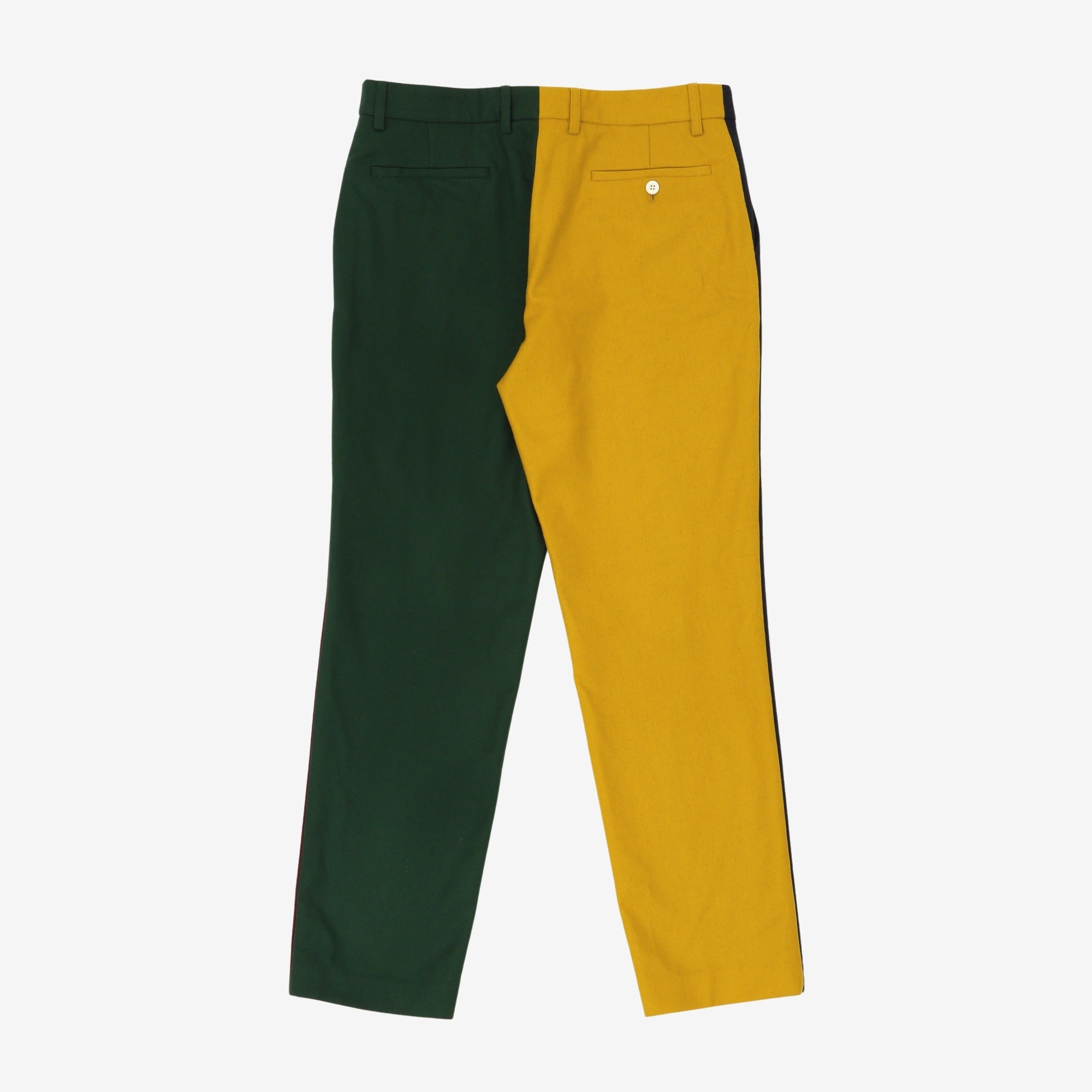 Colorblock Flannel Chinos