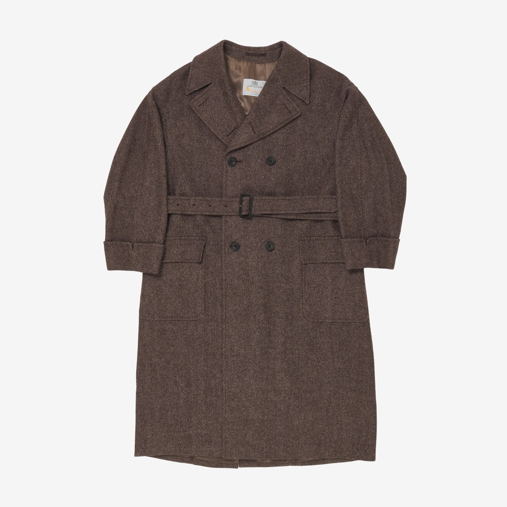 DB Raglan Belted Coat