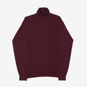 Cashmere Silk Roll Neck Sweater