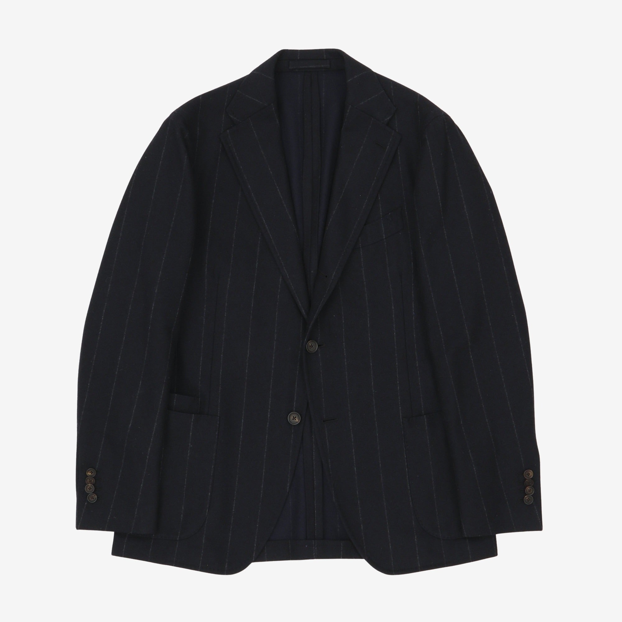 Pinstripe Wool Suit