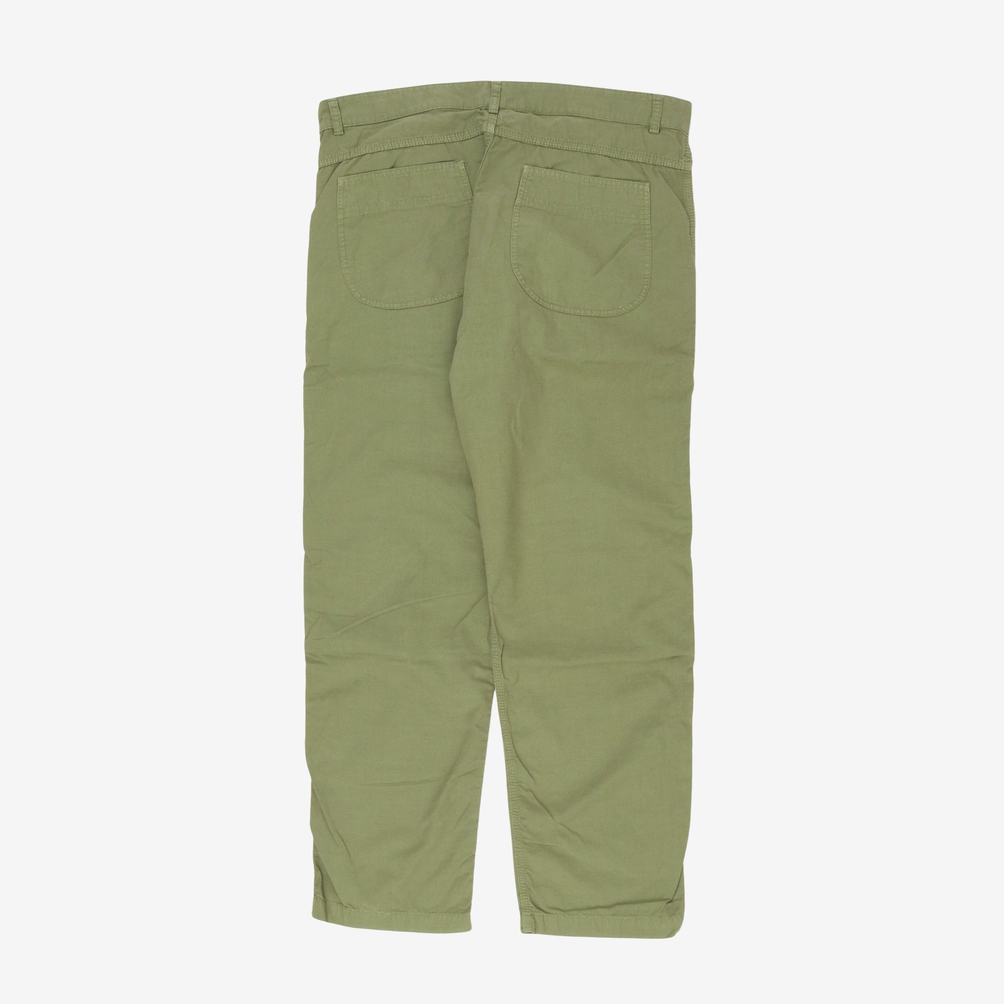 Linen Blend Twill Trousers