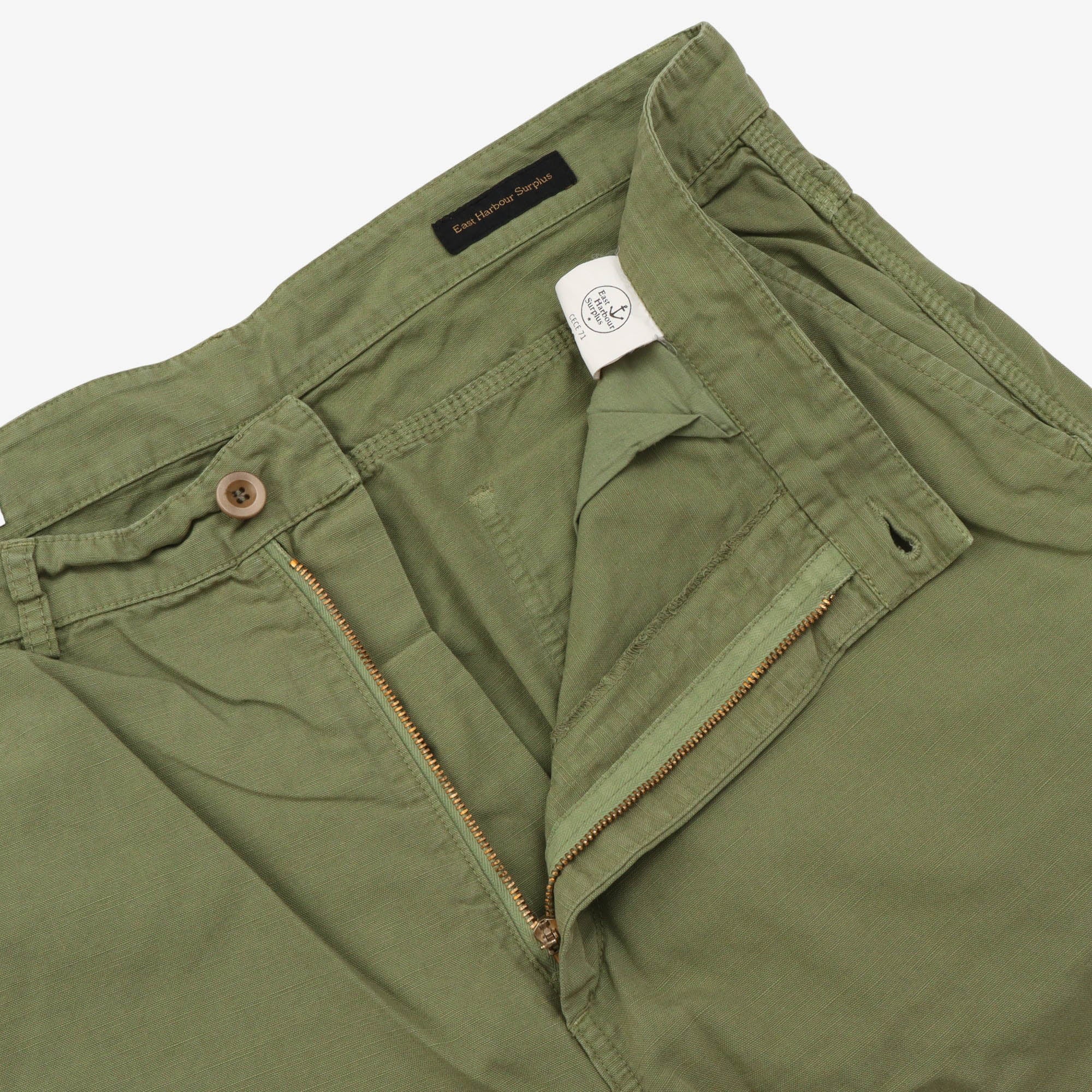 Linen Blend Twill Trousers