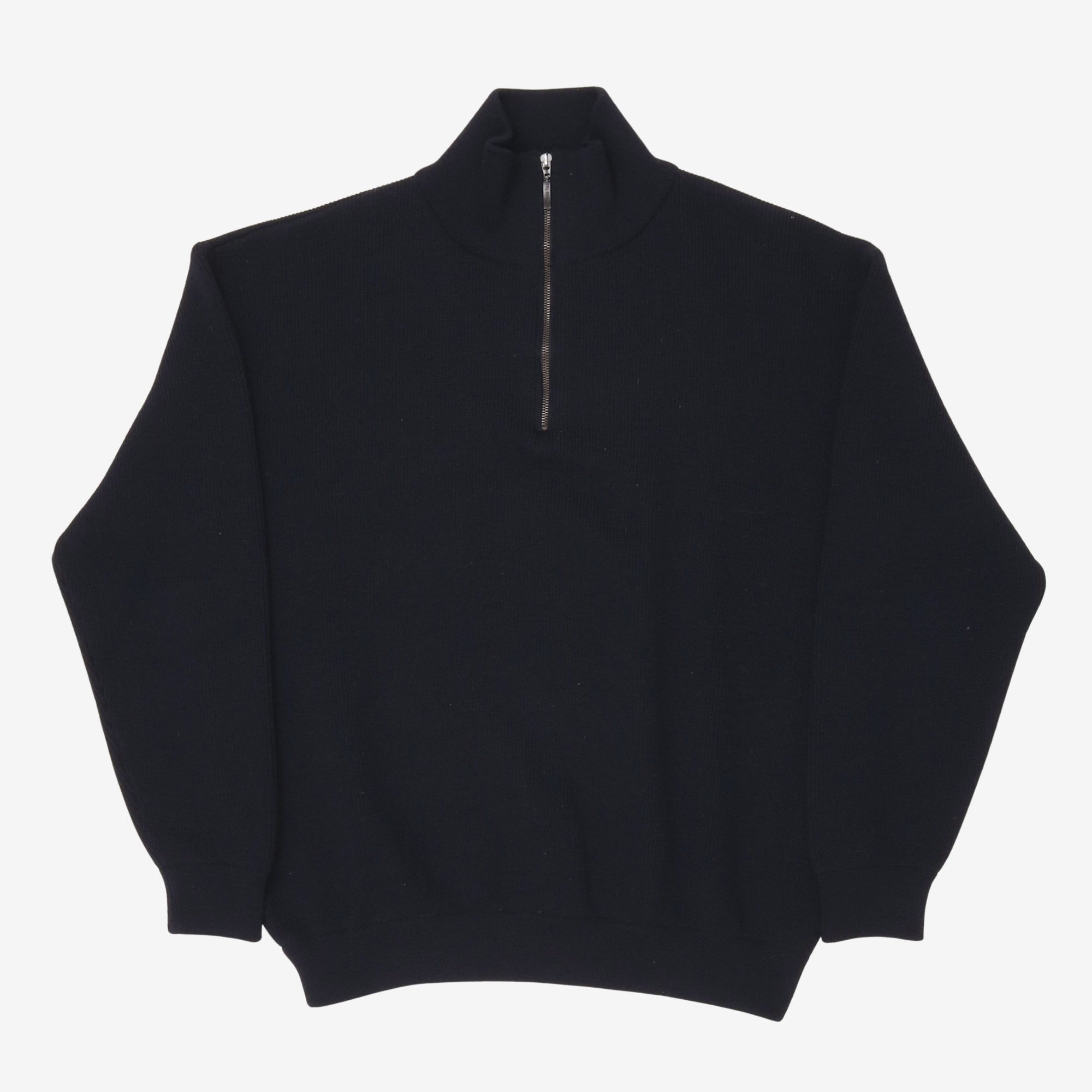 Quarter Zip Knitted Jumper