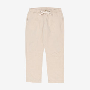 Linen Blend Drawstring Trousers