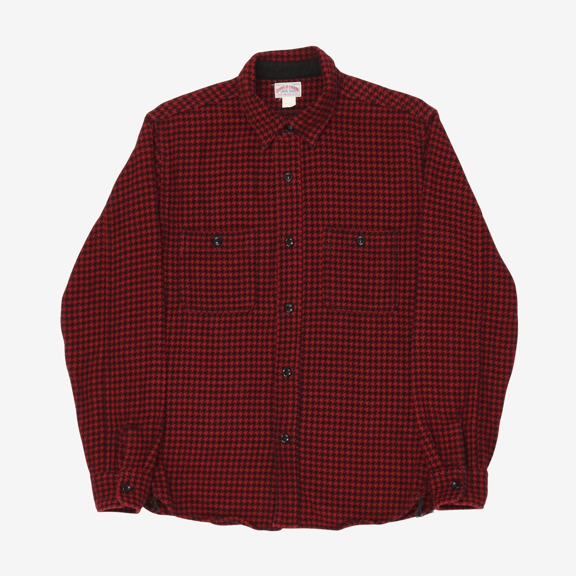 8HU Houndstooth Flannel Shirt