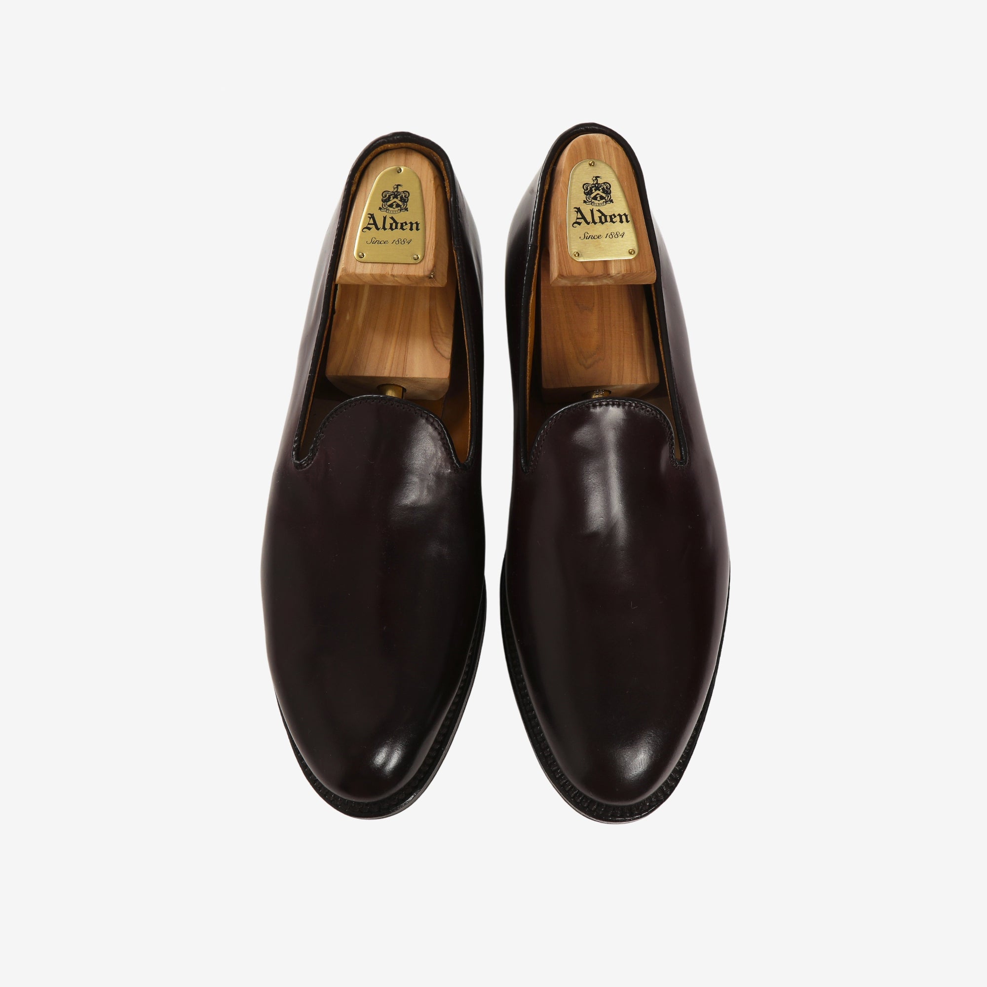 Plain Toe Slip On Loafers