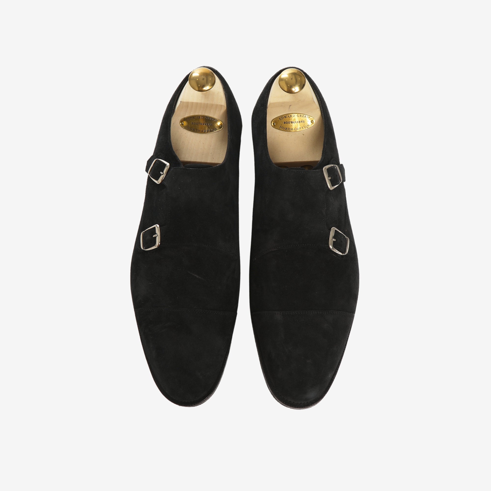 Suede Westminster Monk Strap Shoes