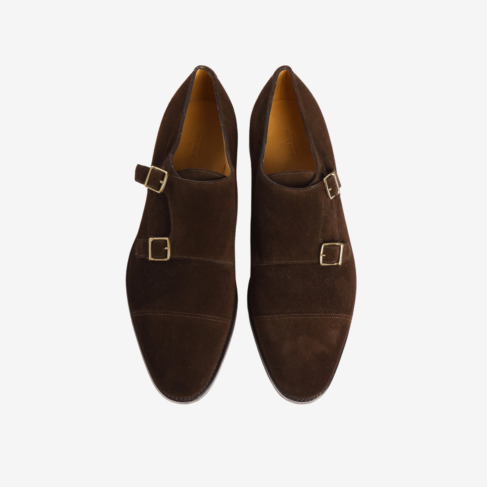 Suede William Monk Strap Shoe